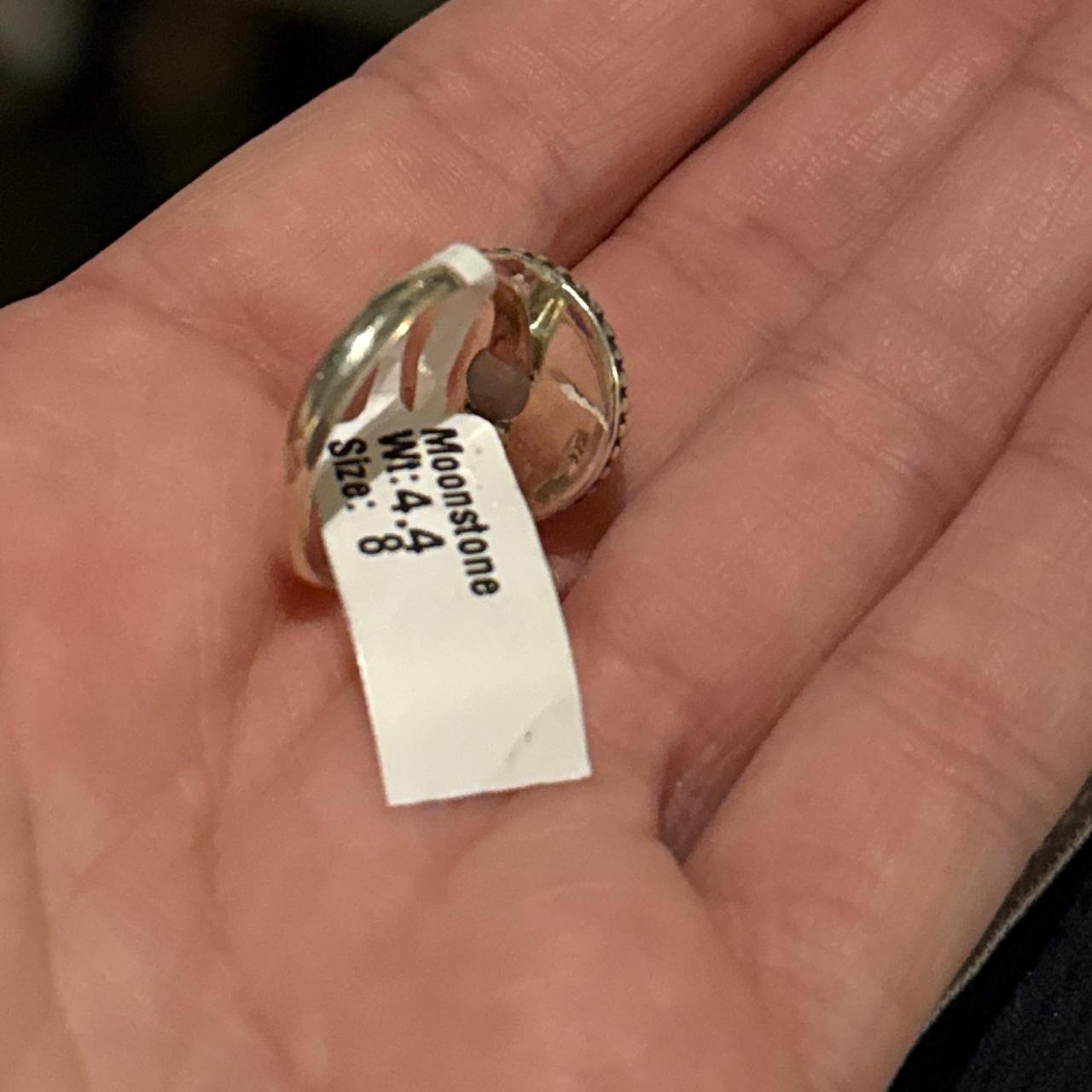 Women's Ring - Silver/Multi – Moonstone sterling … - image 2