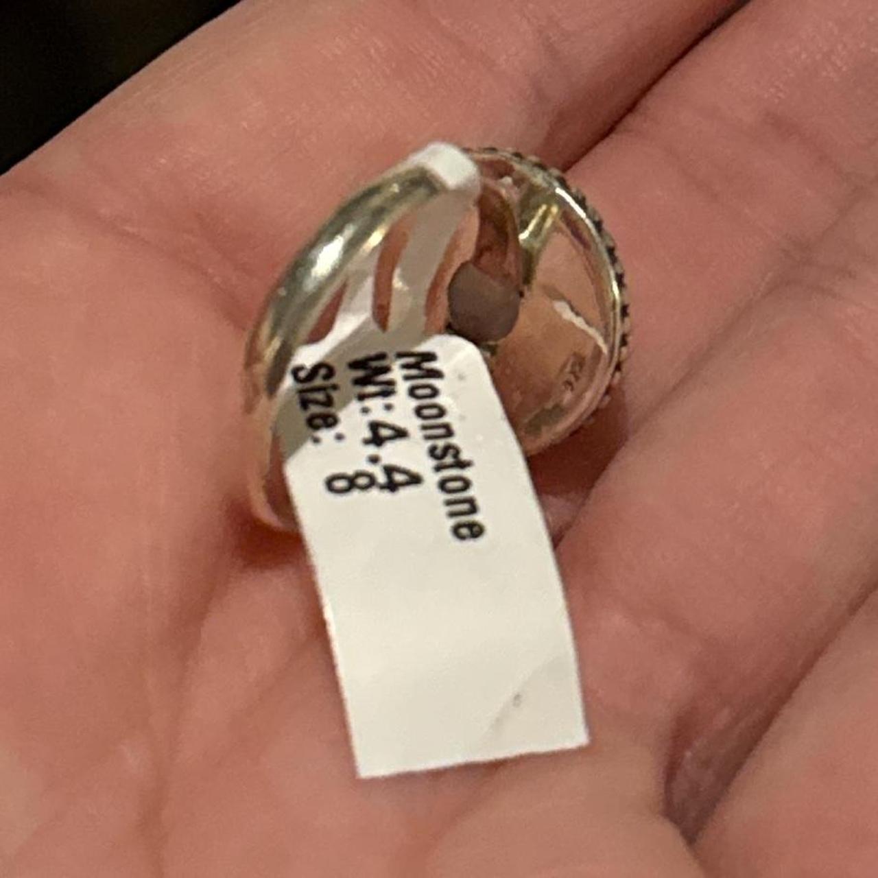 Women's Ring - Silver/Multi – Moonstone sterling … - image 4