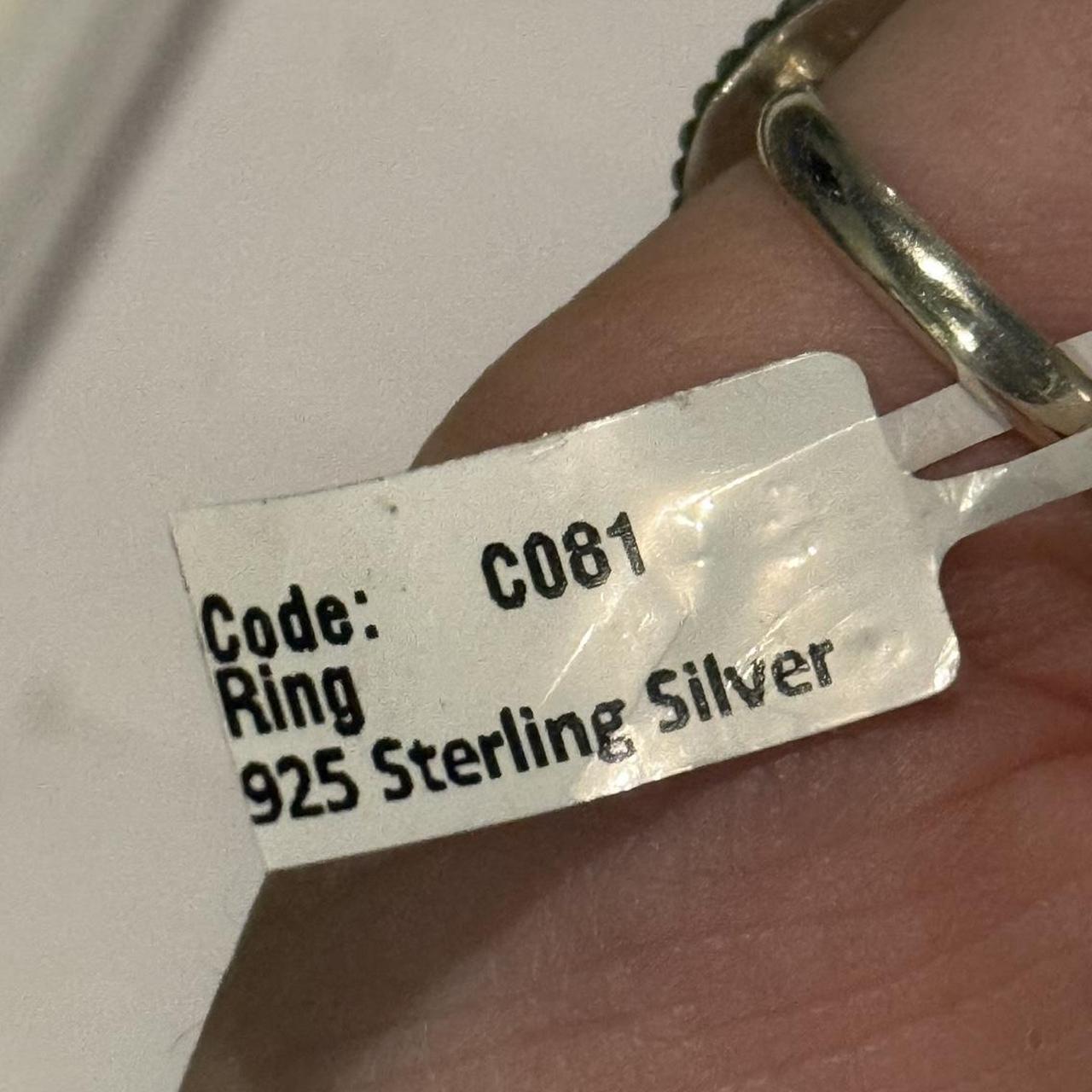 Women's Ring - Silver/Multi – Moonstone sterling … - image 3