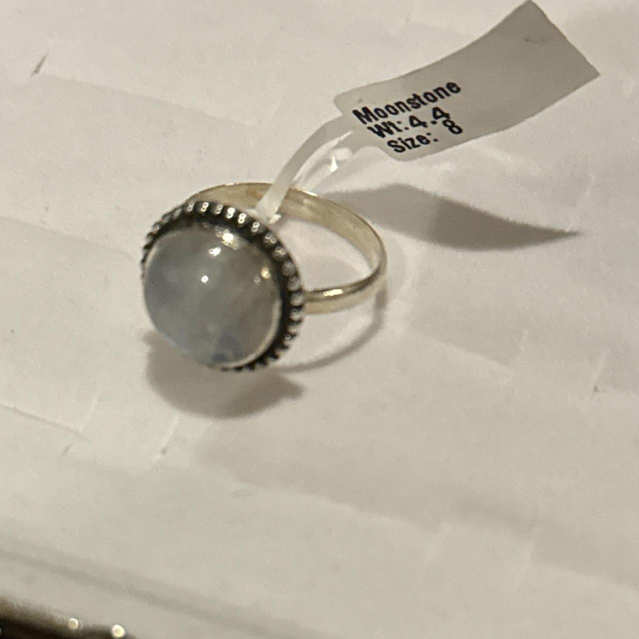 Women's Ring - Silver/Multi – Moonstone sterling … - image 5