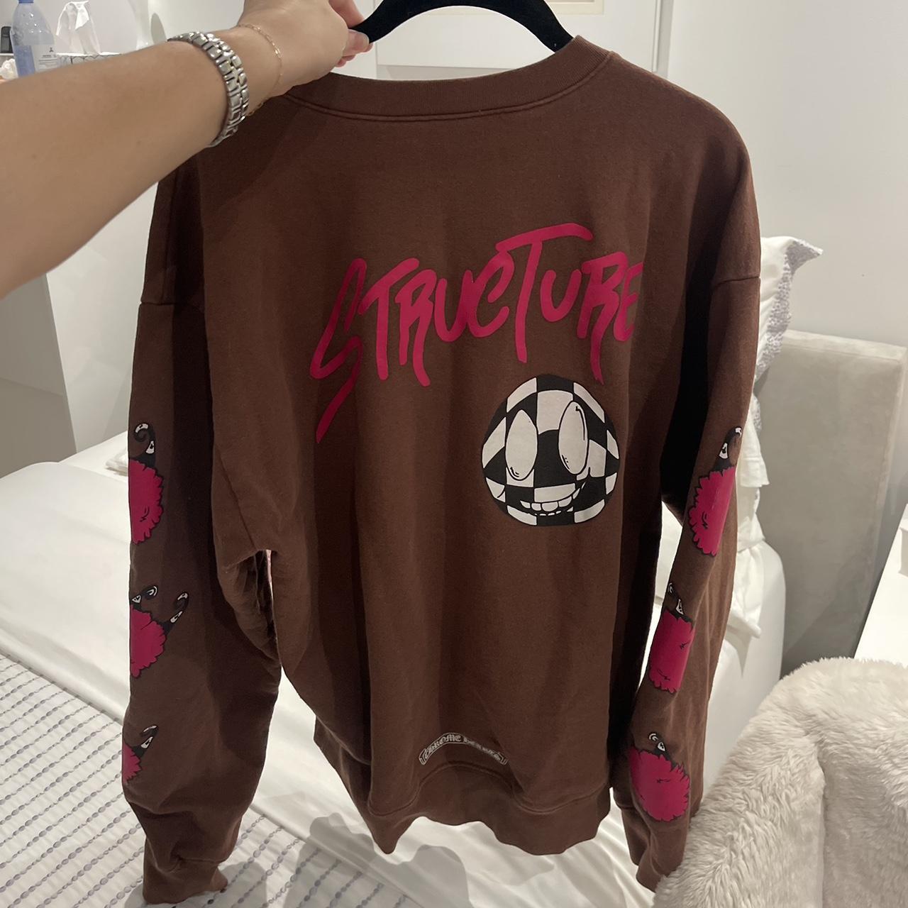 Chrome hearts discount brown crewneck