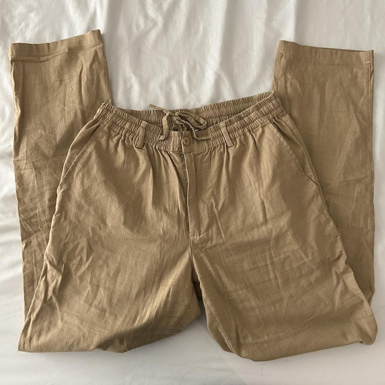 Men's Khaki Trousers Depop