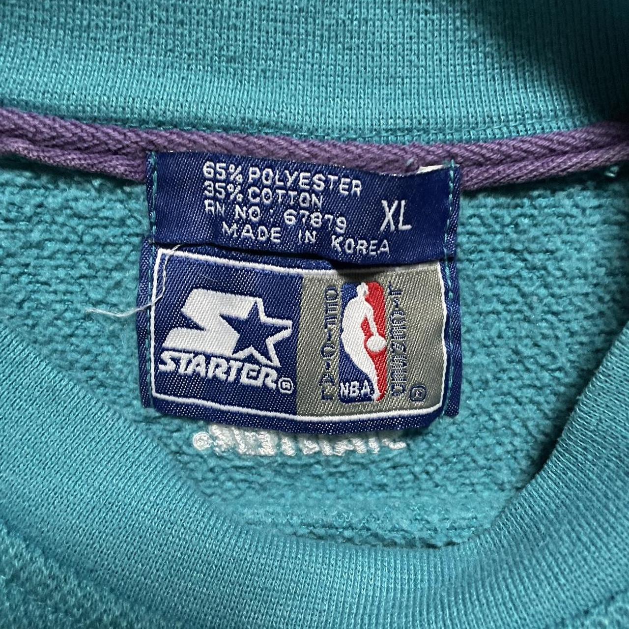 Vintage 90s NBA Charlotte Hornets Starter Sweatshirt - Depop