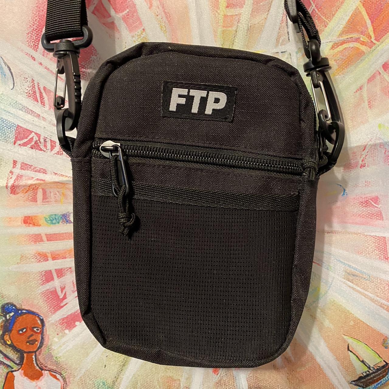 FTP LOGO RIPSTOP SHOULDER BAG BLACK