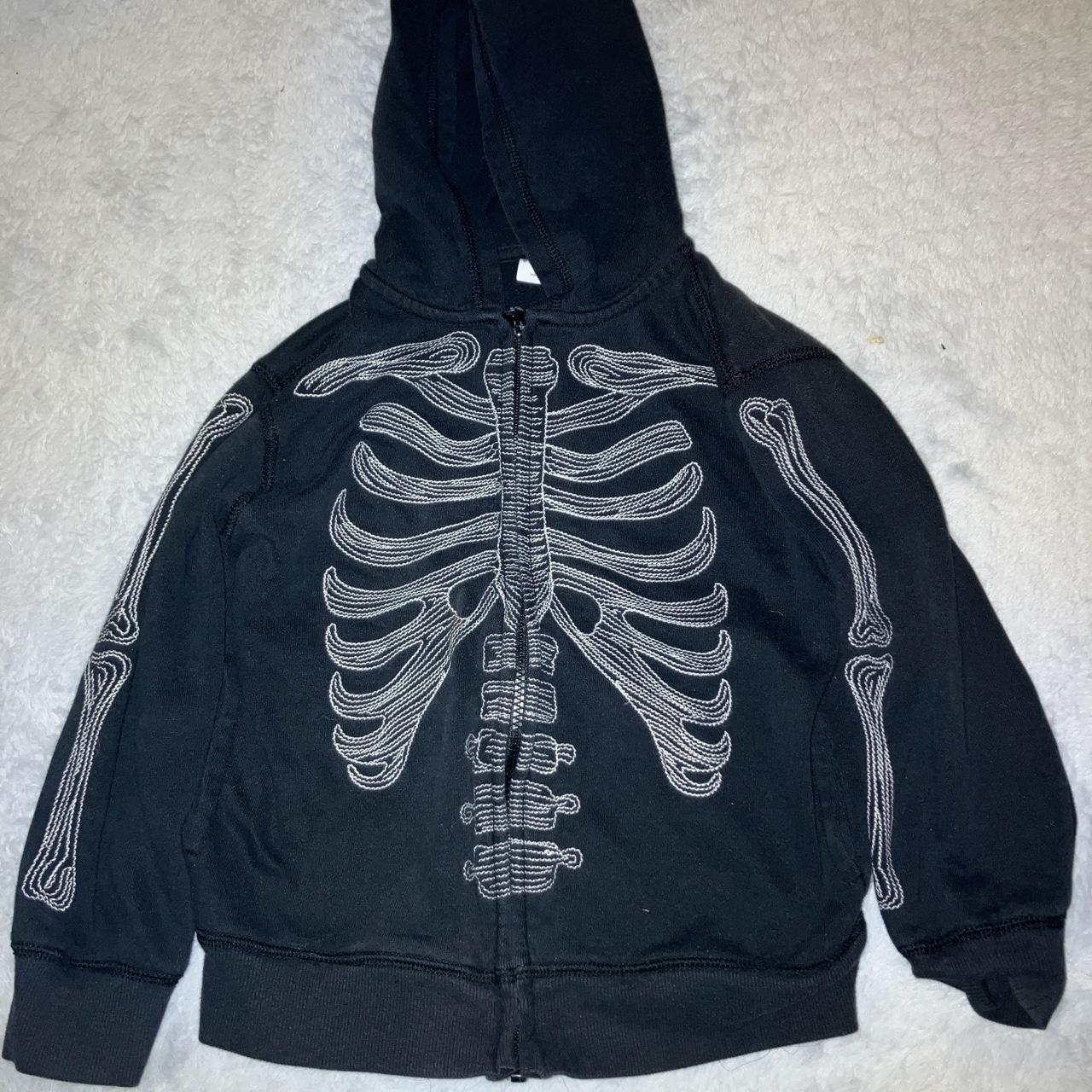 Skeleton sales hoodie top