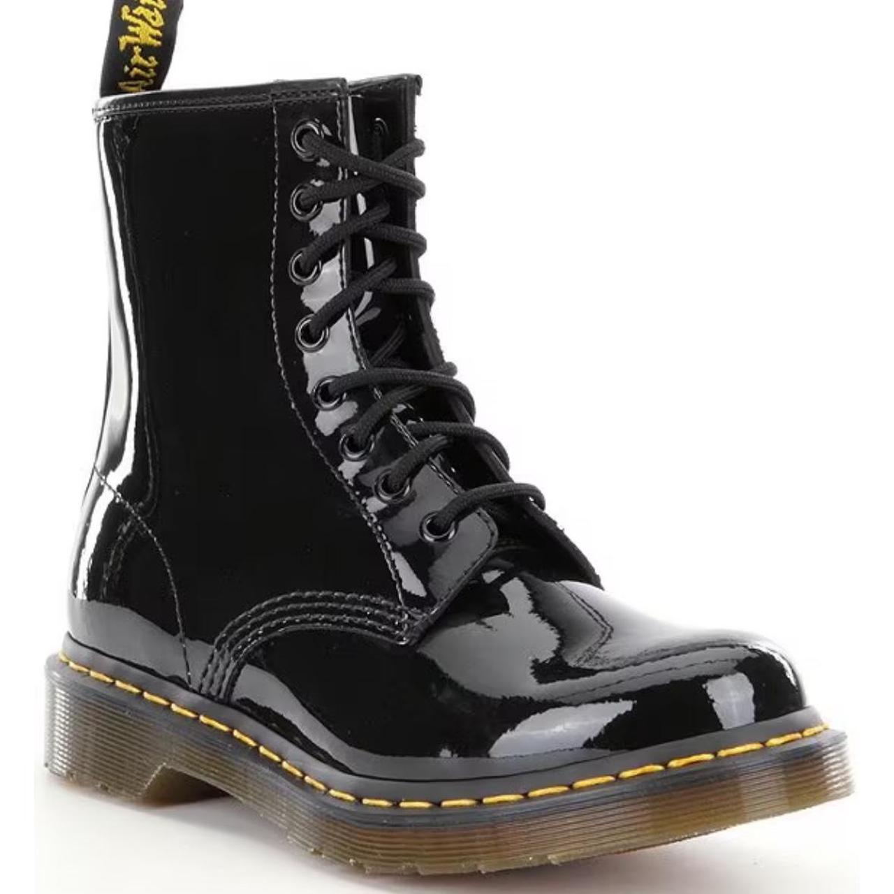 Dr martens boots shiny online