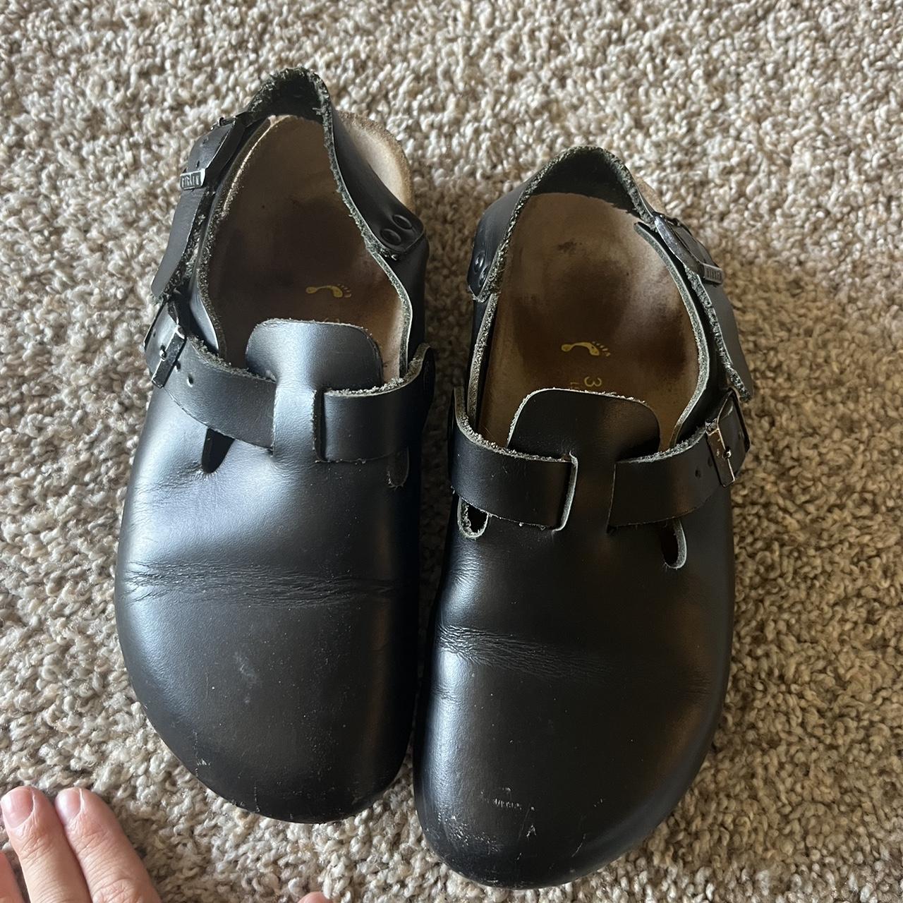 Birkenstock Tokio clogs Size 36 Gently used Black - Depop