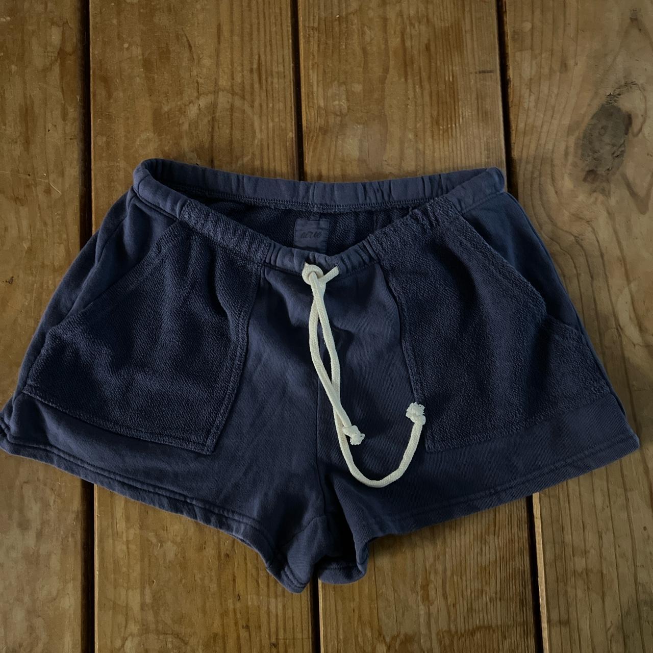 Aerie Women's Navy and Blue Shorts