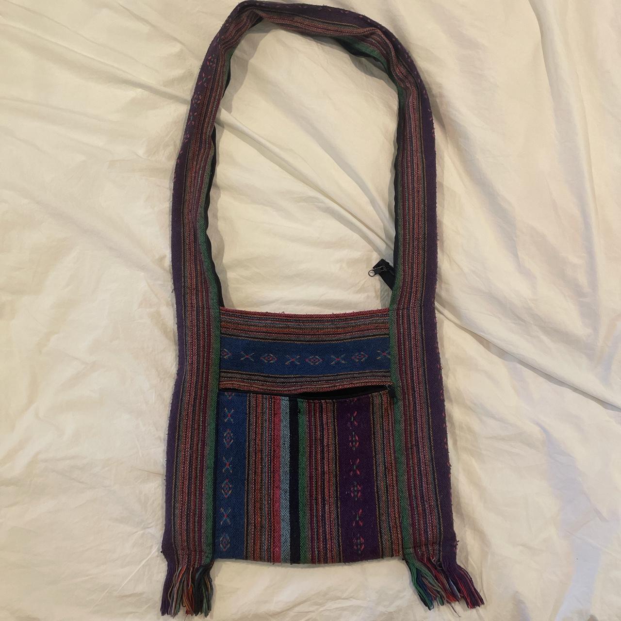 Adorable boho hippie cross body tote. In great... Depop