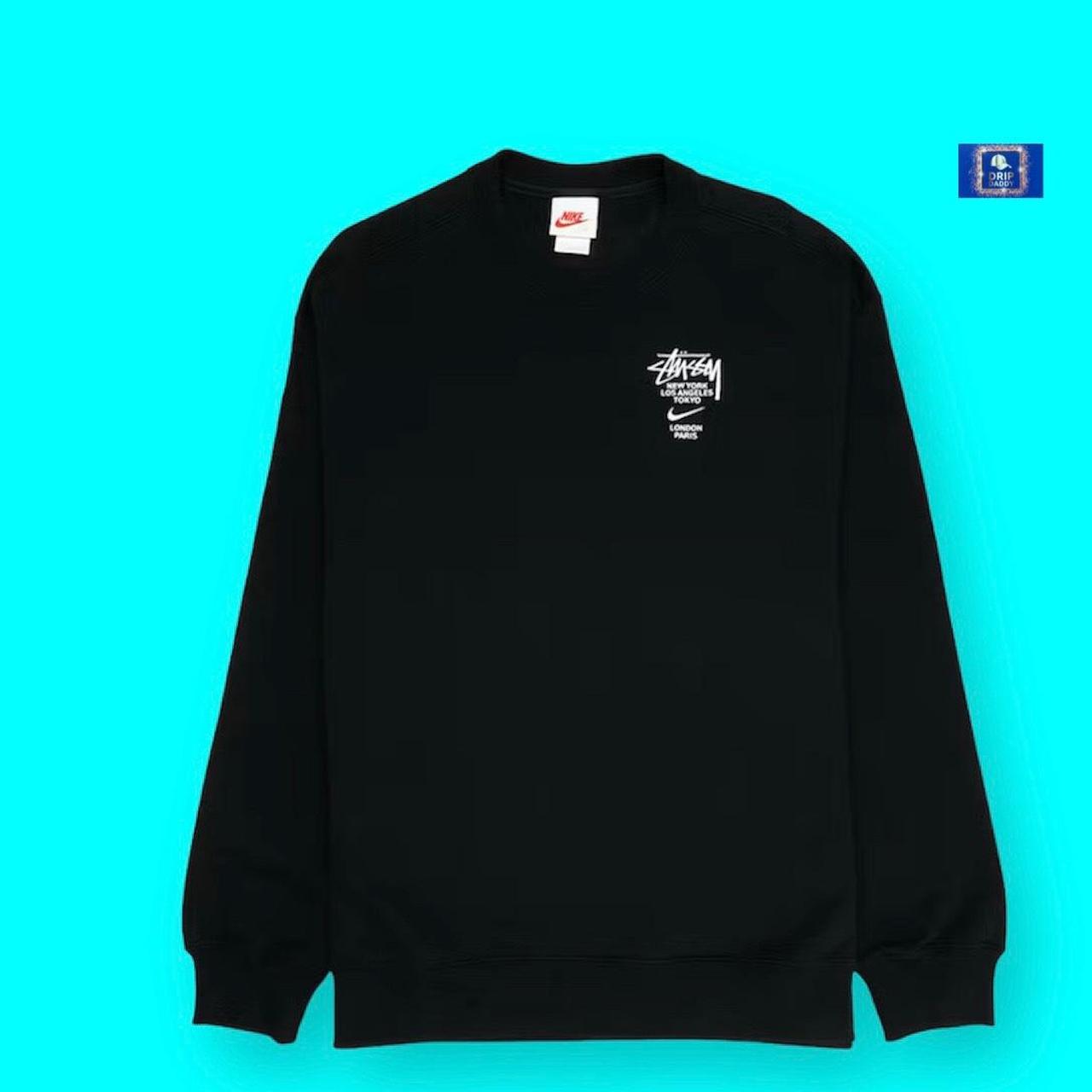 Nike x stussy best sale international crewneck sweatshirt blac