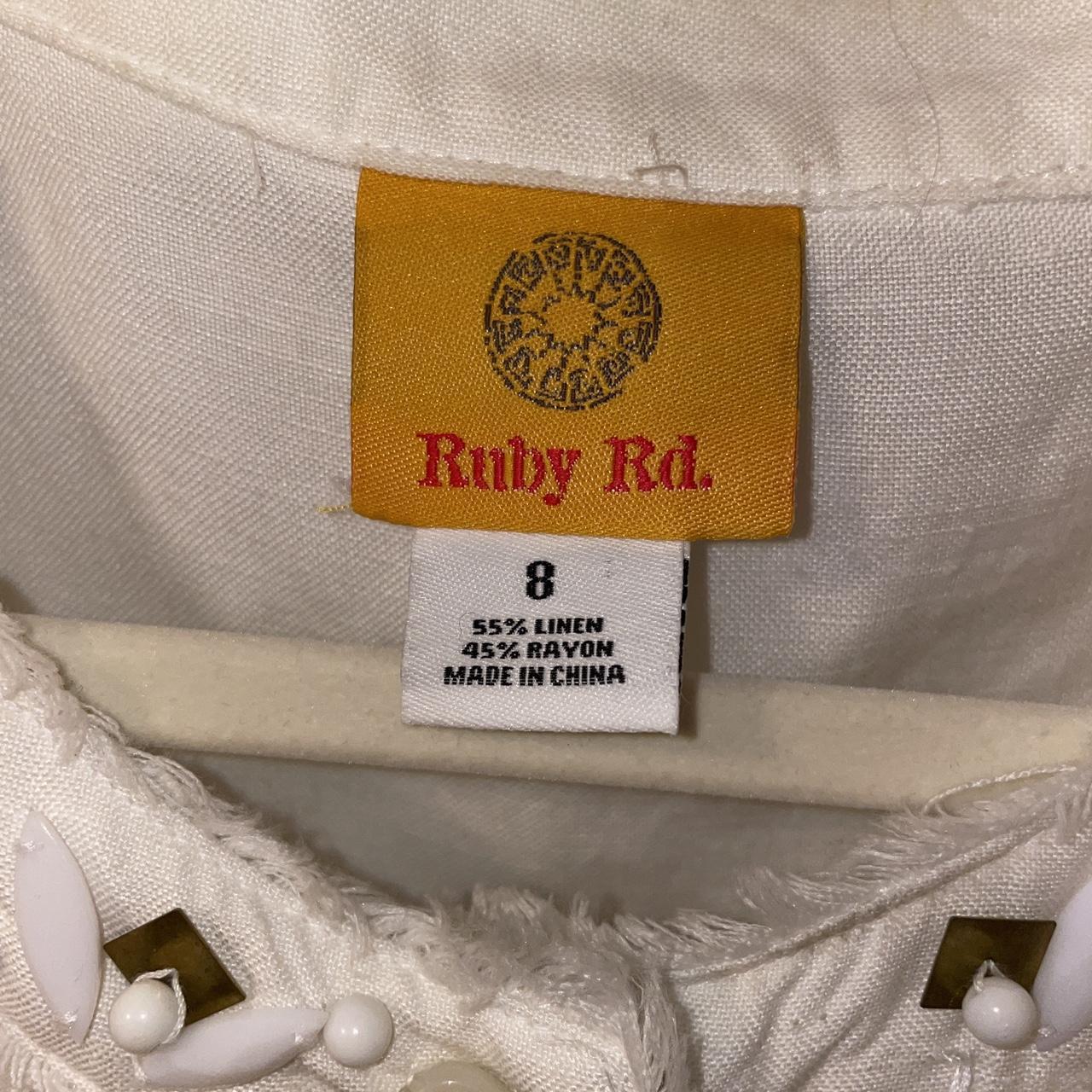 Ruby Rd. Women's Blazer Jacket - White - 8 – Ruby… - image 4