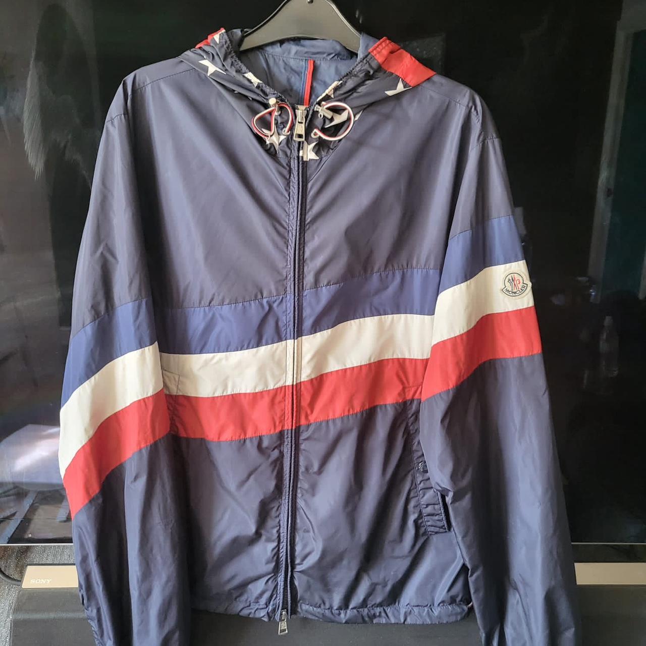 Moncler Size 2 Windbreaker Rare - Depop