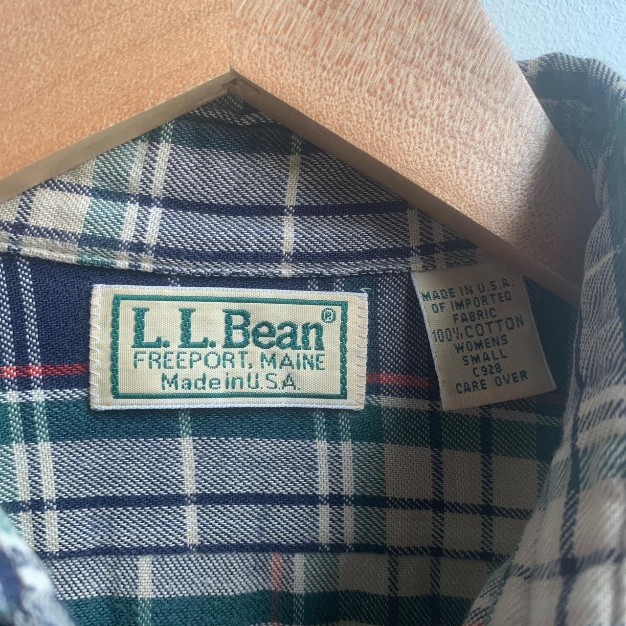 Vintage L L Bean Womens Lightweight Fleece Shirt Depop   P0 