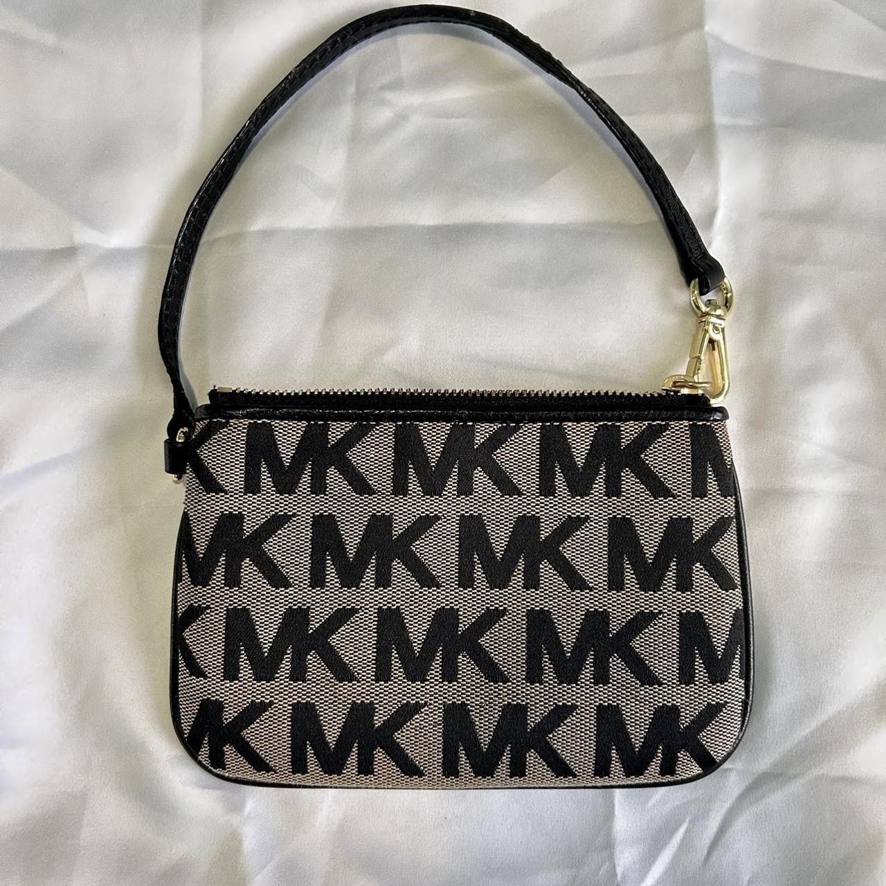 Michael Kors MK Signature Jet Set Black Jacquard... - Depop