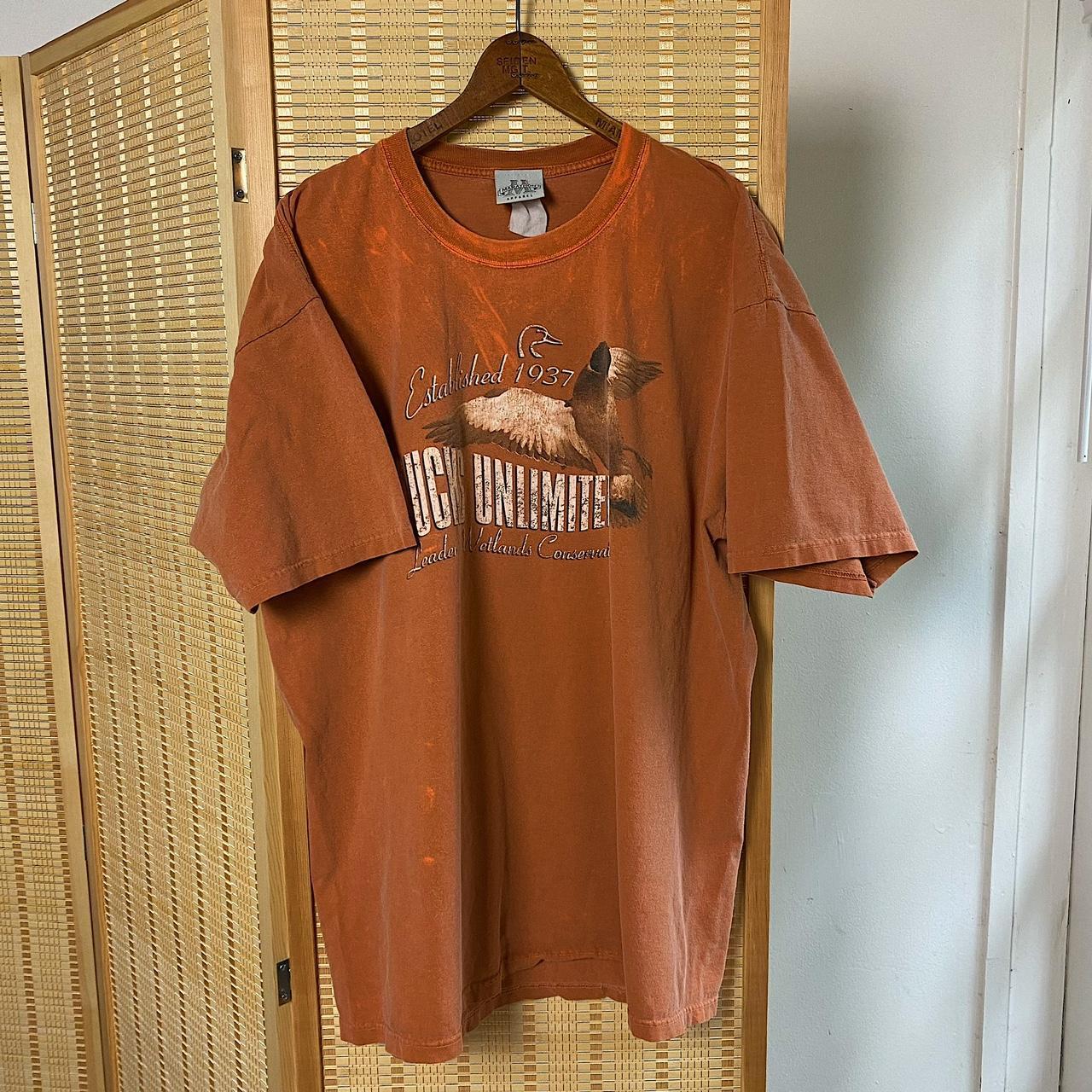 Vintage Ducks unlimited t shirt Size mens XL 23 pit... - Depop