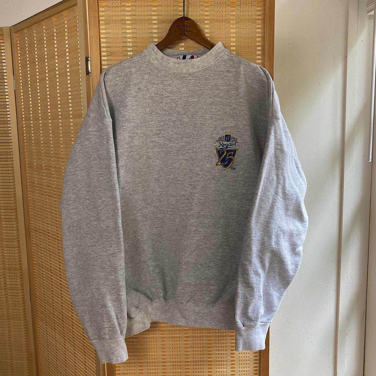 Vintage 90s KC Royals, MLB crewneck Men’s large 24... - Depop