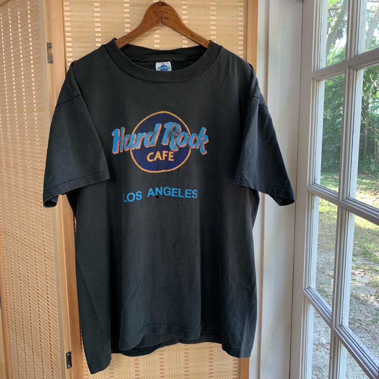 Vintage 90s Hard Rock Cafe LA t shirt Size mens XL... - Depop