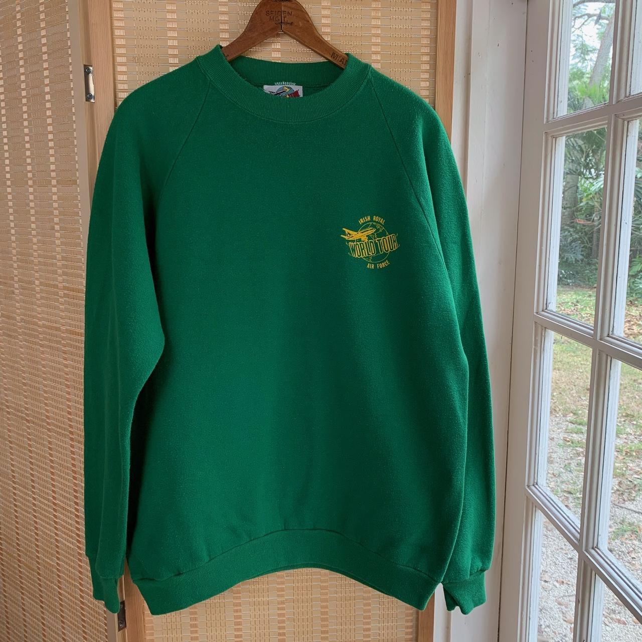 Men's Green and Yellow Sweatshirt | Depop