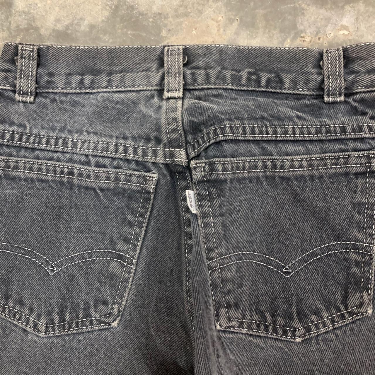 Vintage Levi's charcoal black denim jeans. has some... Depop