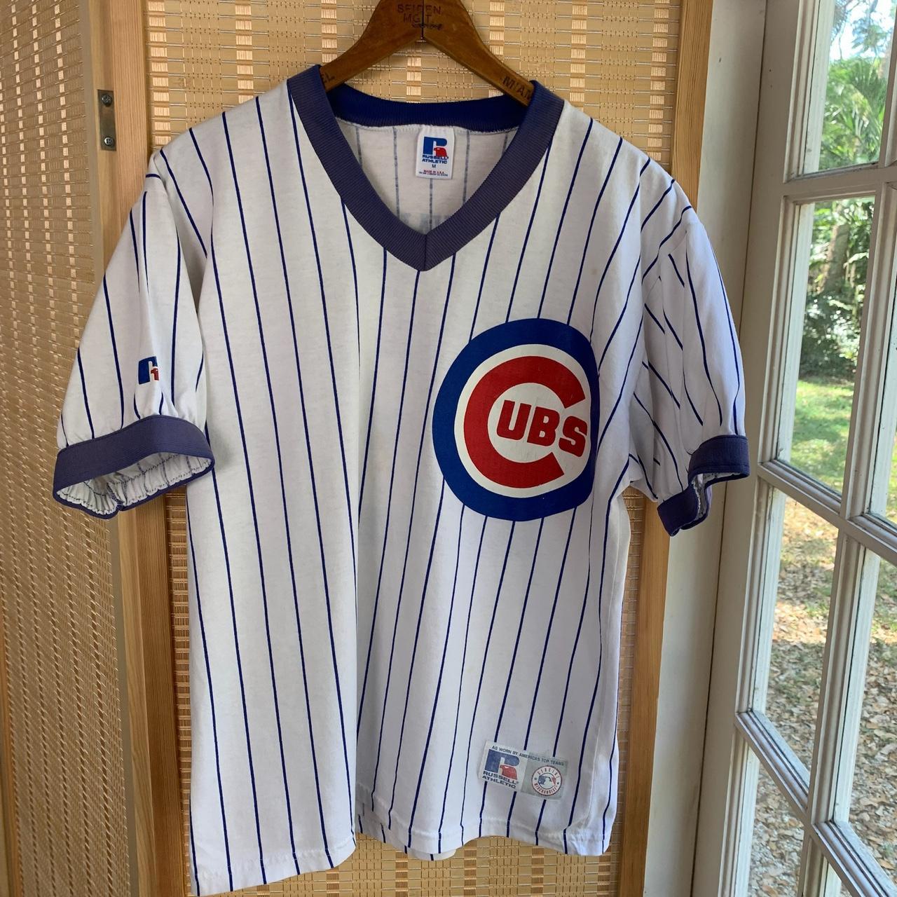Chicago Cubs 1990 Men's Home Cooperstown Throwback Jersey w