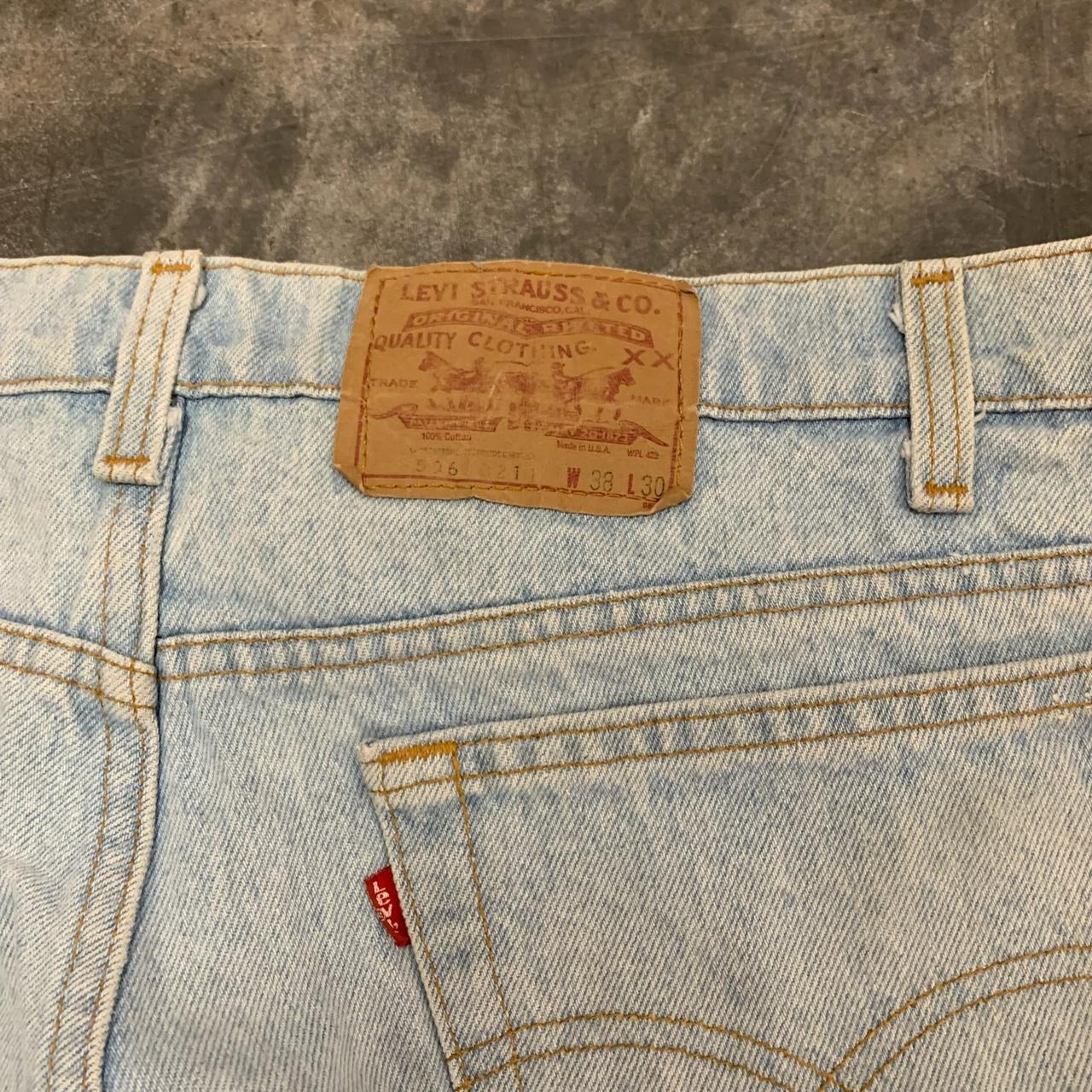 Vintage Levi’s light wash denim jeans. obvious signs... - Depop