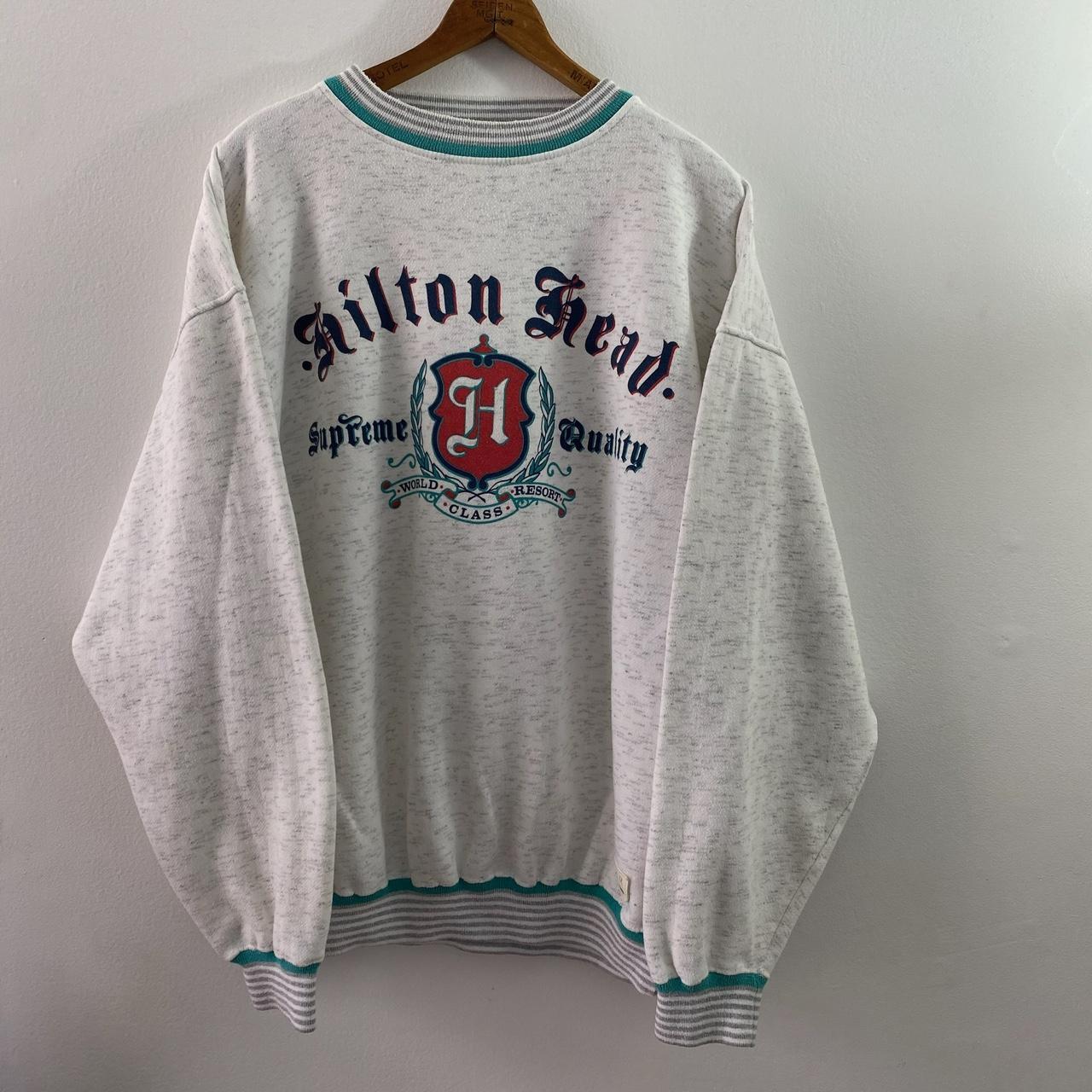 Vintage gray Hilton Head Supreme Quality sweatshirt... - Depop