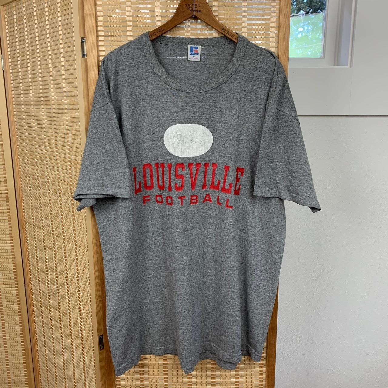 University of Louisville Athletics Cardinals T-Shirt Mens XL Gray Long  Sleeve
