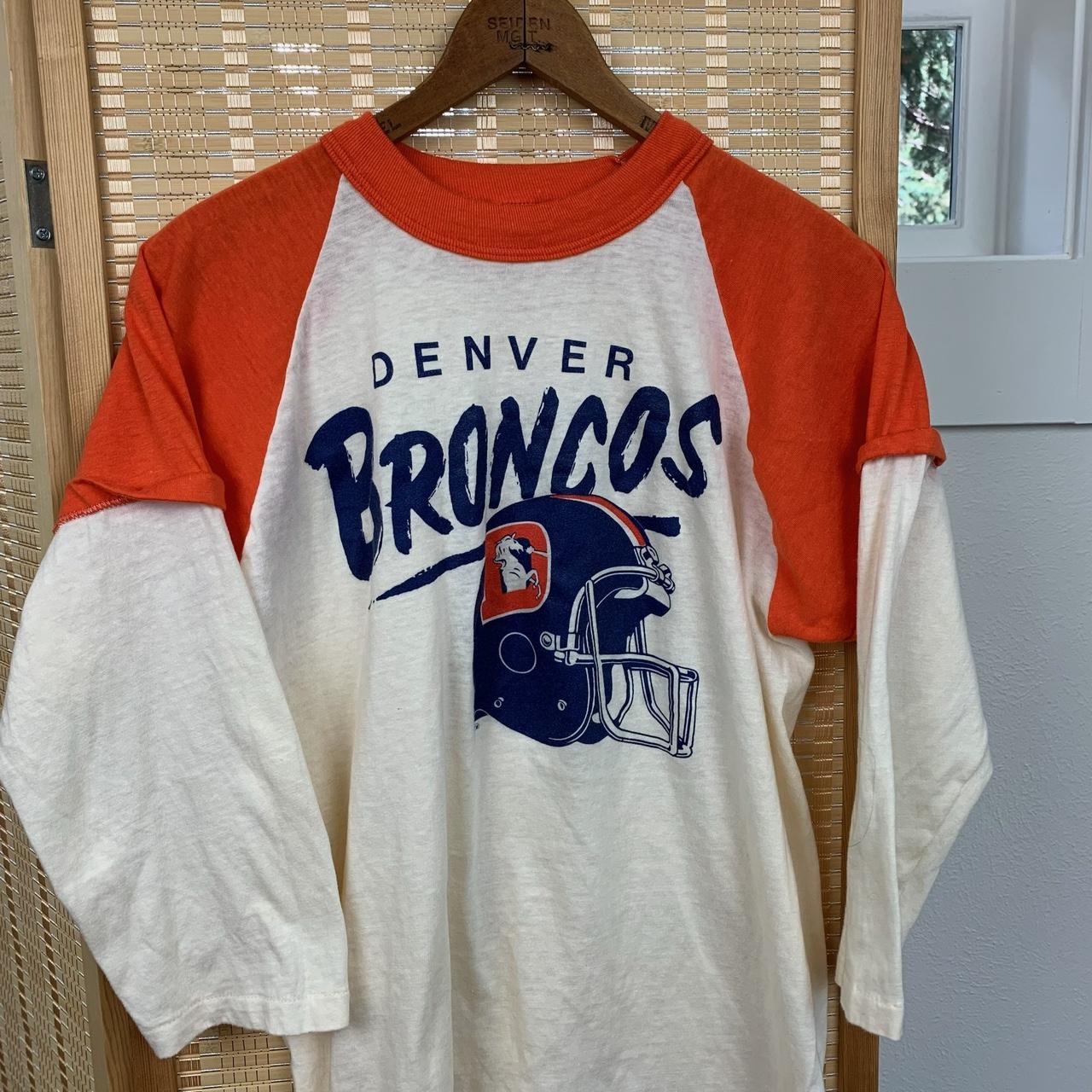 Women's Denver Broncos Orange Ralph Long Sleeve T-Shirt