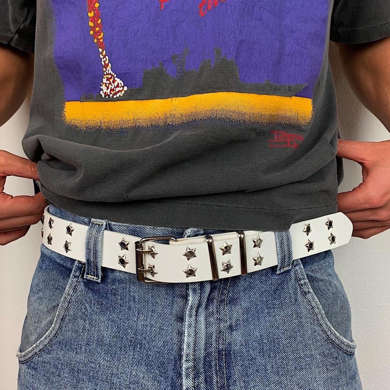 Vtg Metal Belt Vintage y2k metal belt in excellent - Depop