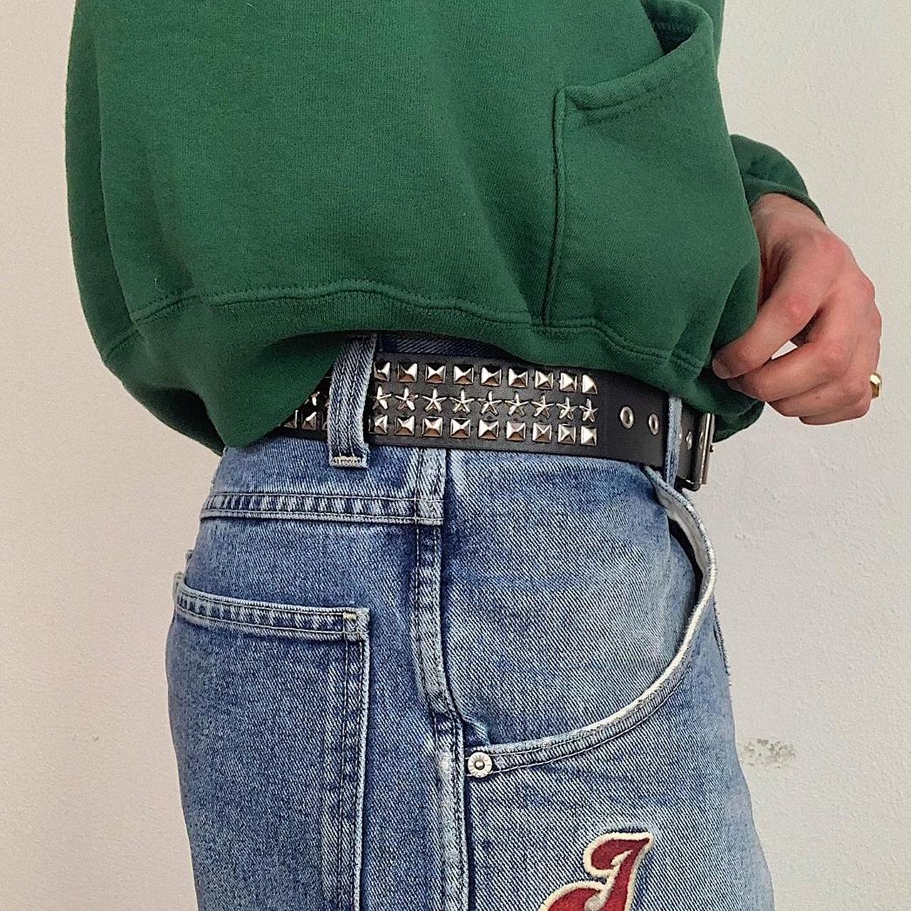 Men's 2000s Studded Belt Y2k 2000s Style Star Studded Grunge