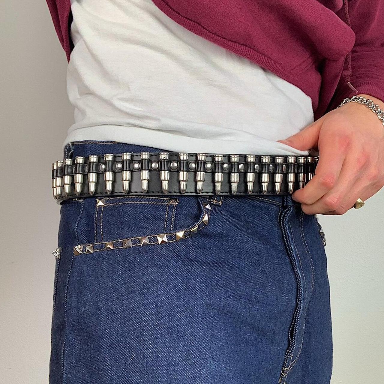 Mens shop bullet belt