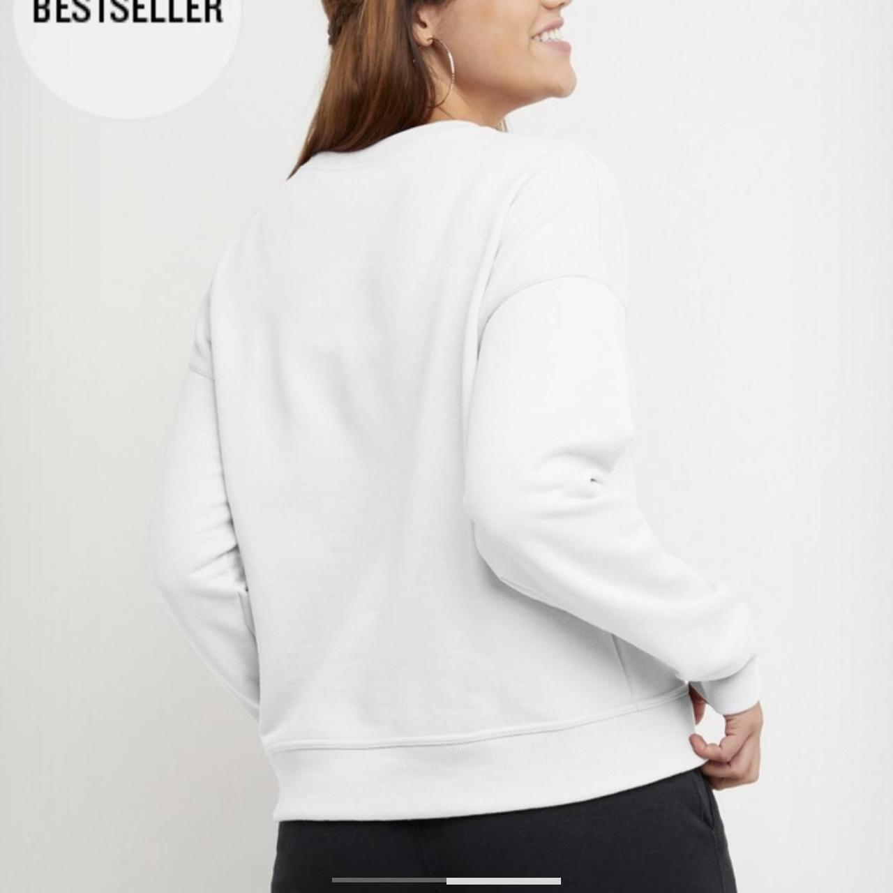 Champion women's white sweatshirt on sale