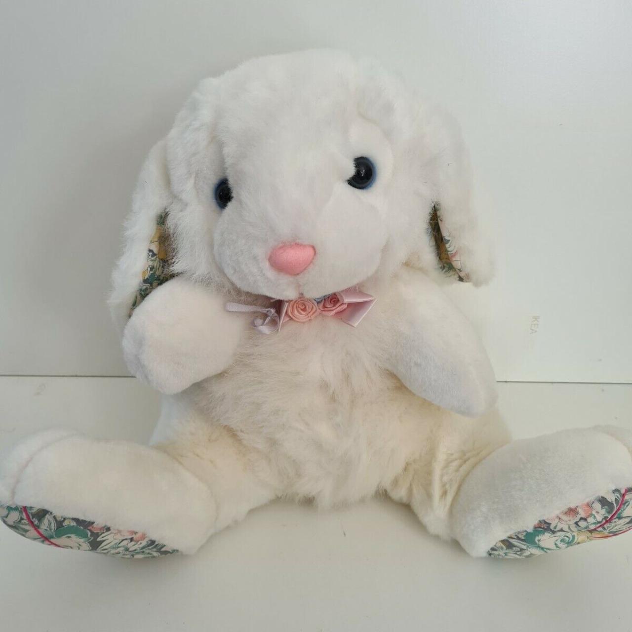 Large white bunny soft toy Dandee... - Depop