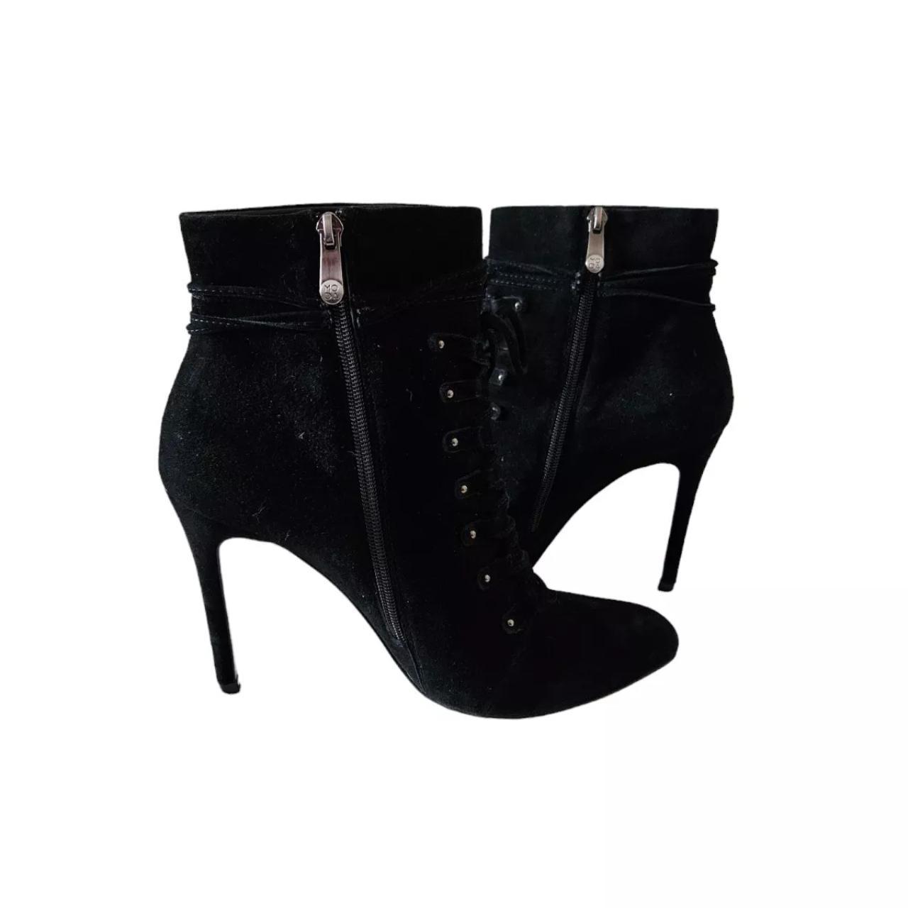 NEW size selling 10 PELLE MODA hudson heeled bootie in black stretch