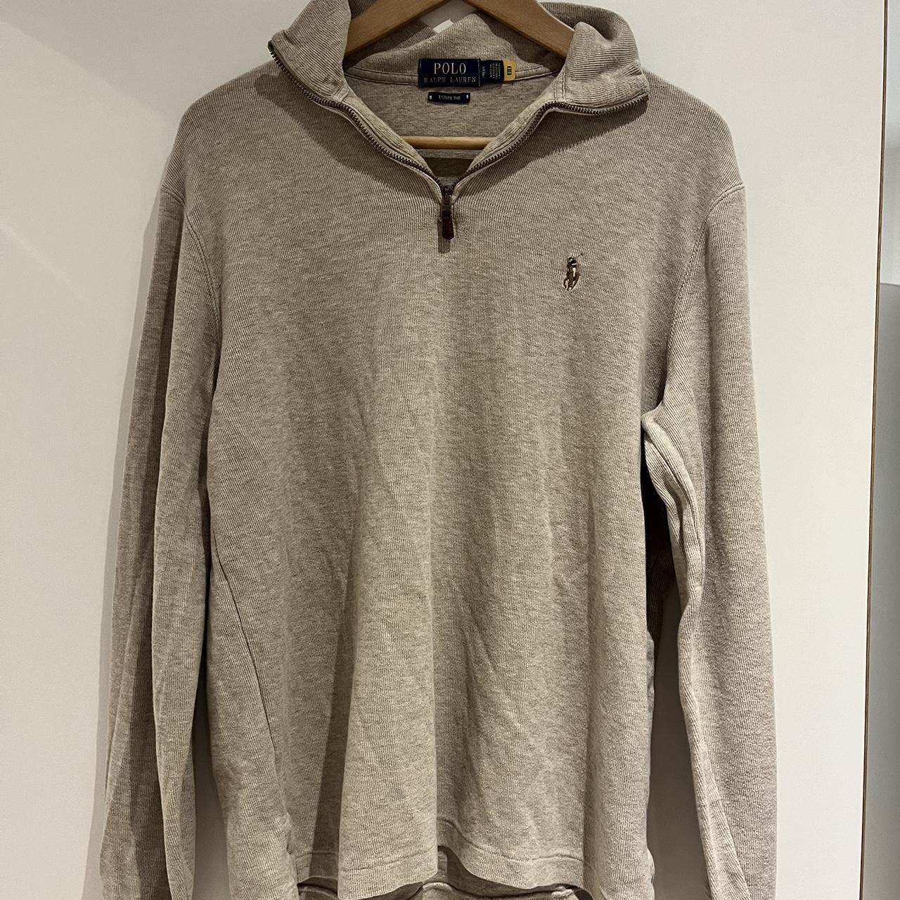 Estate Rib Cream Quarter Zip Estate-Rib Quarter-Zip Pullover For