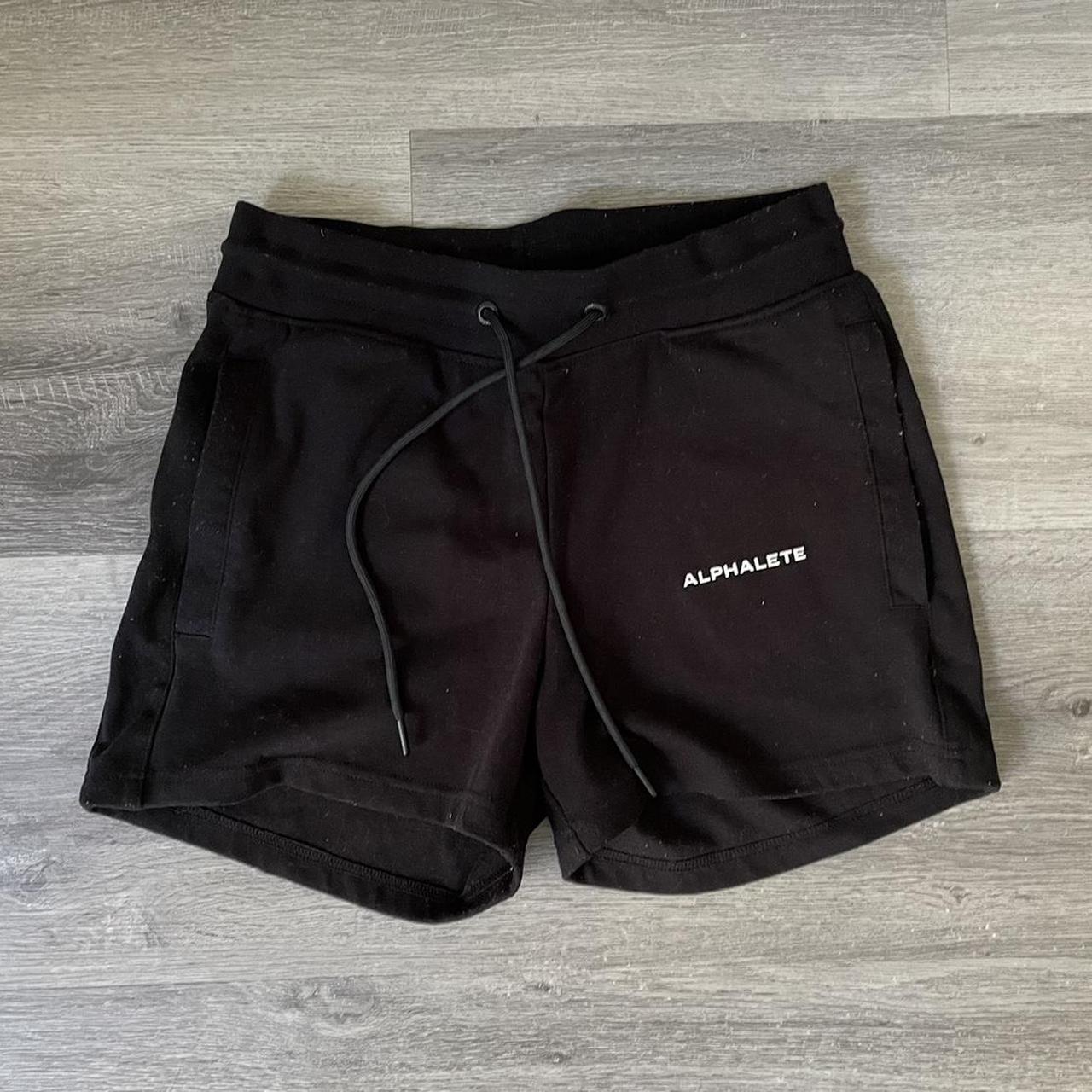 ALPHALETE Essential Lounge Short in Size S BLACK, no... - Depop