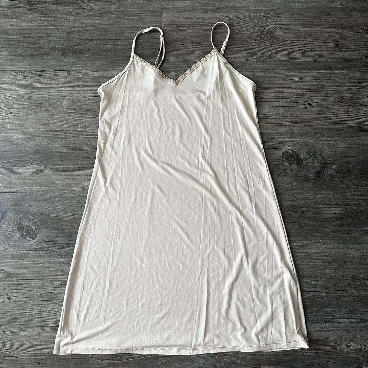 Jones New York vintage nude slip dress size M but... - Depop