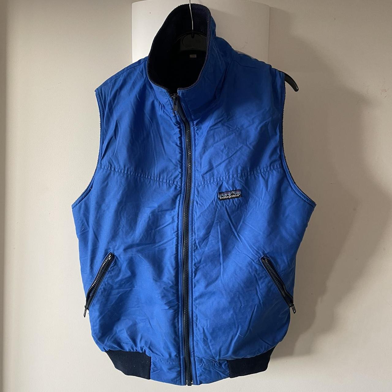 Patagonia Men's Blue Gilet | Depop