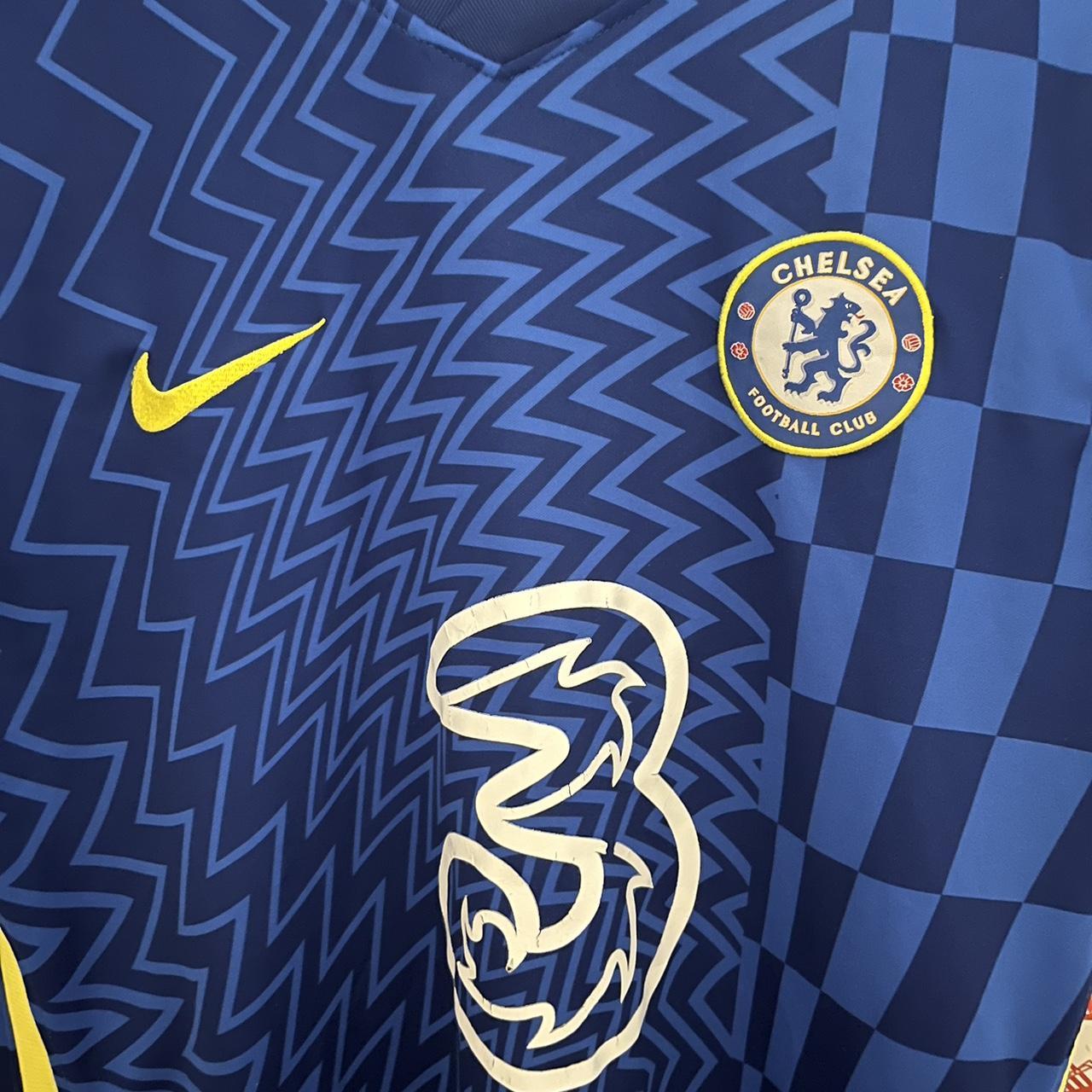 Chelsea Home kit 21/22 - Used to be Mason Mount on... - Depop