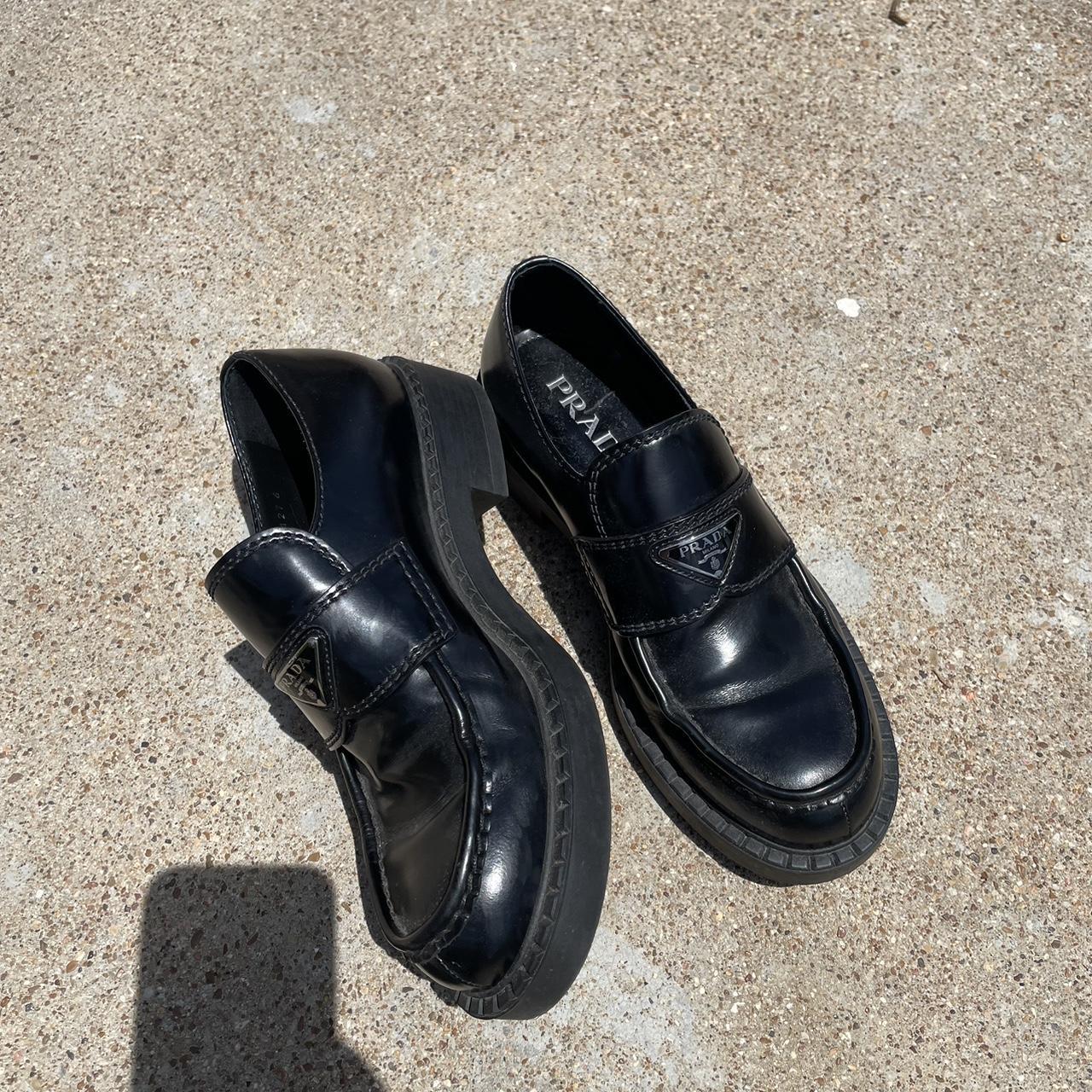 loafers prada women's