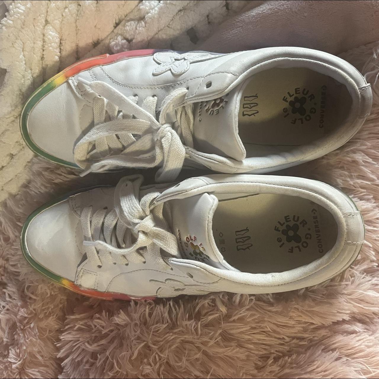 Tyler the creator outlet rainbow shoes