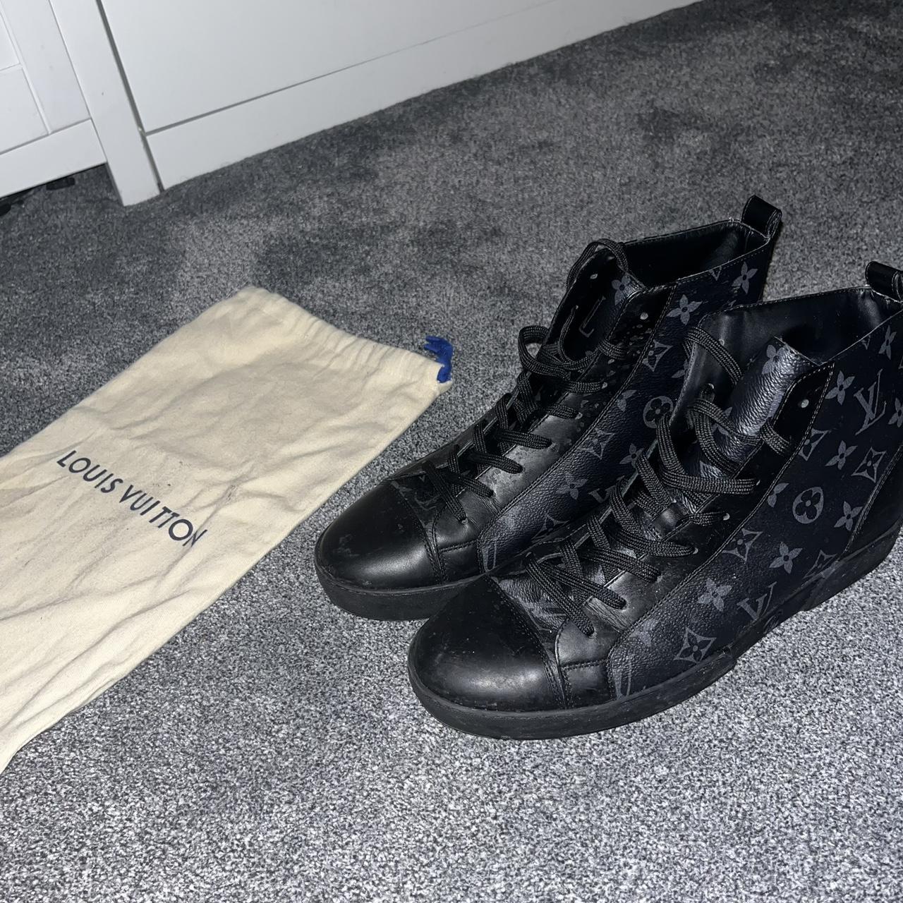 Louis Vuitton black Eclipse monogram leather