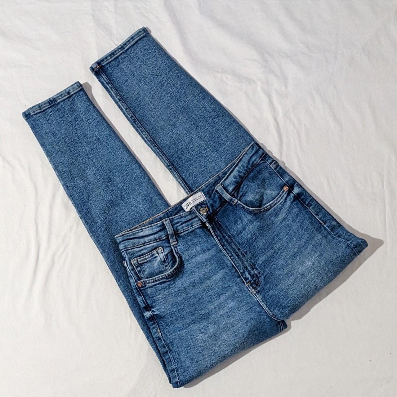 Zara Hi Rise Vintage Skinny Jeans In Size 12 In Depop zara-hi-rise-vintage-skinny-jeans-in-size-12-in-depop