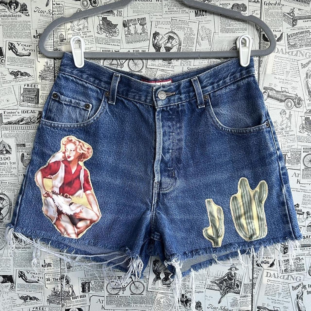 High Waisted Pin Me Up Shorts - Retro, Pinup Style