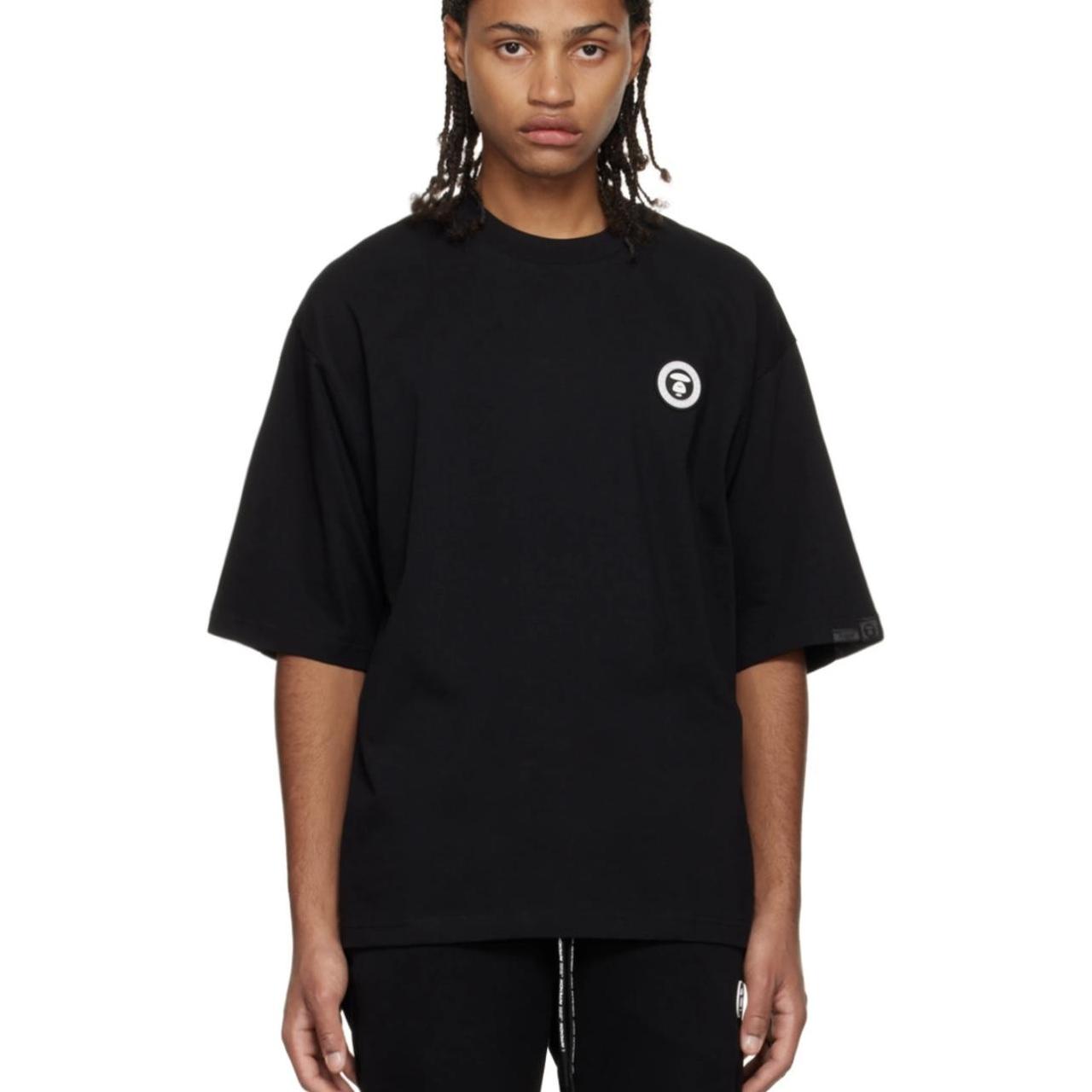 A Bathing Ape logo-patch Jersey T-Shirt - White