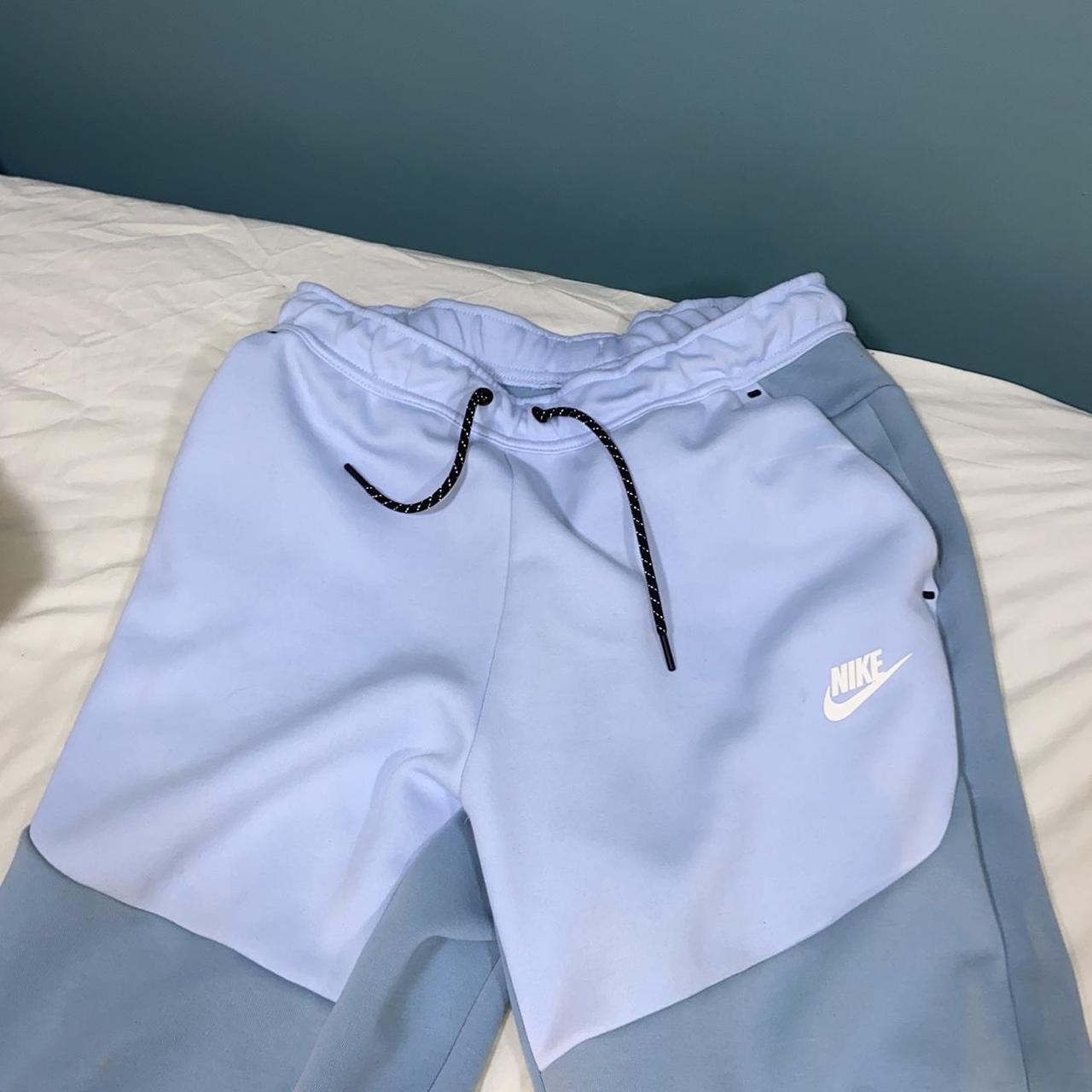 Nike tech fleece joggers Celestine blue Sold out... Depop