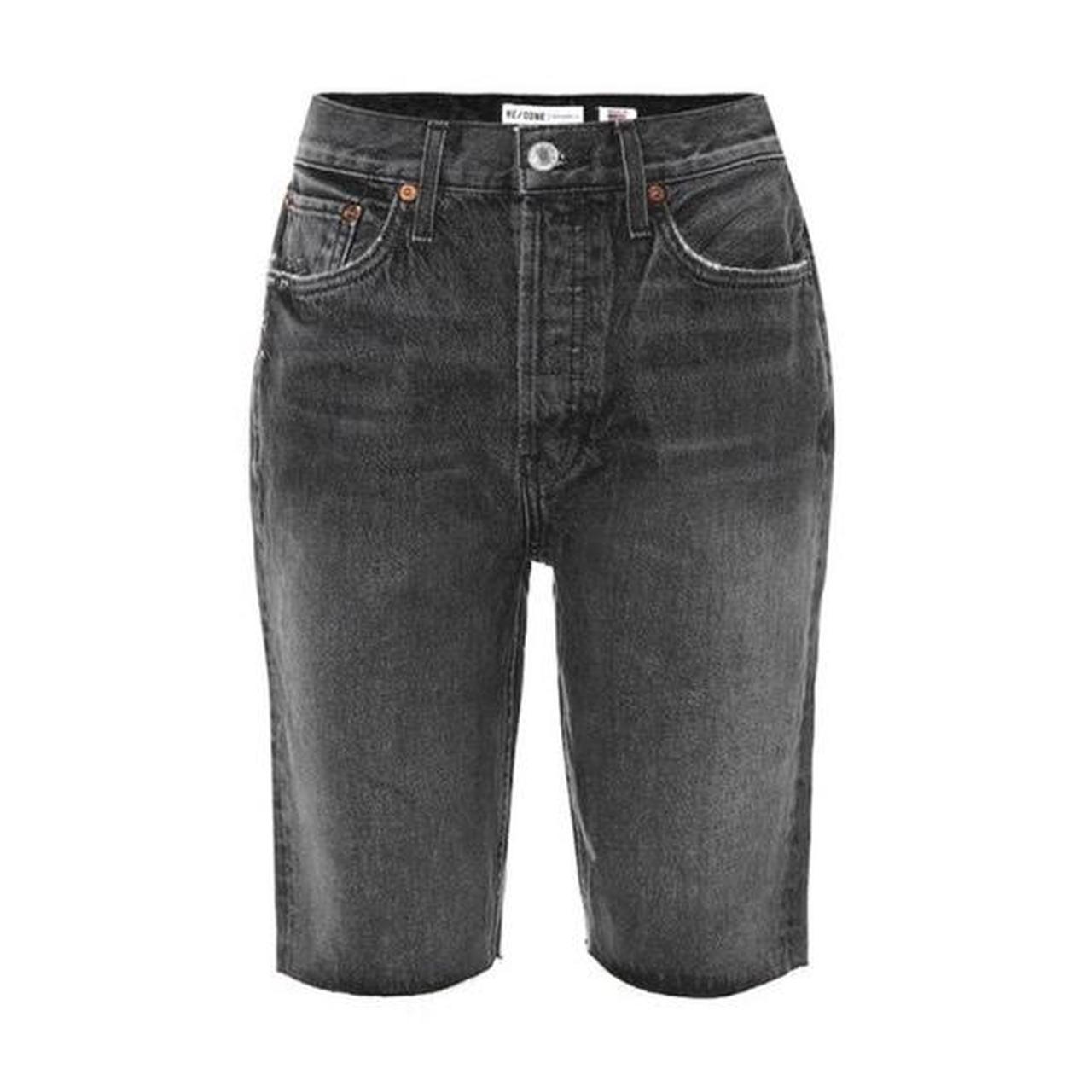 RE/DONE Women's Grey Shorts Depop