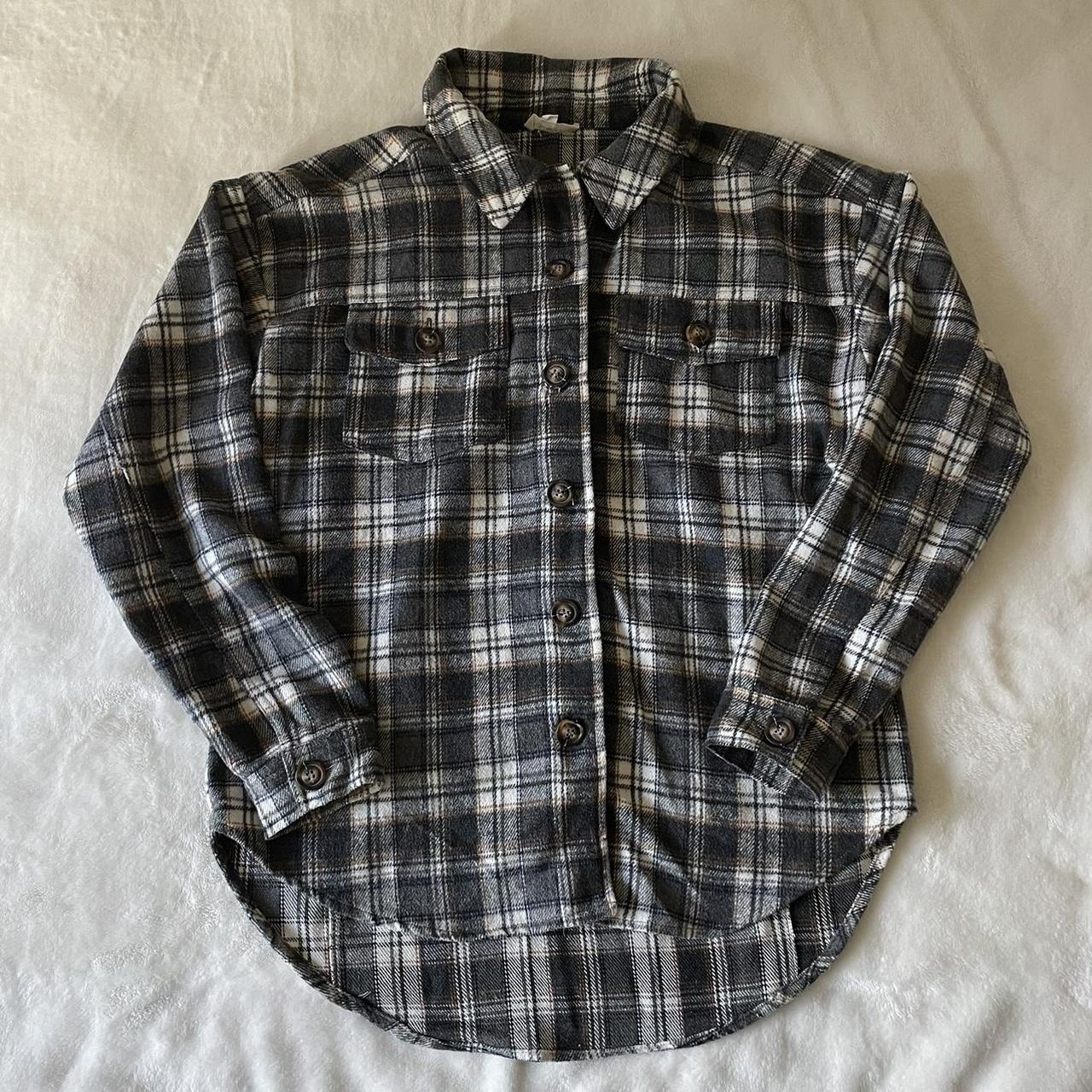PACSUN LA HEARTS flannel jacket size xs/s fits... Depop