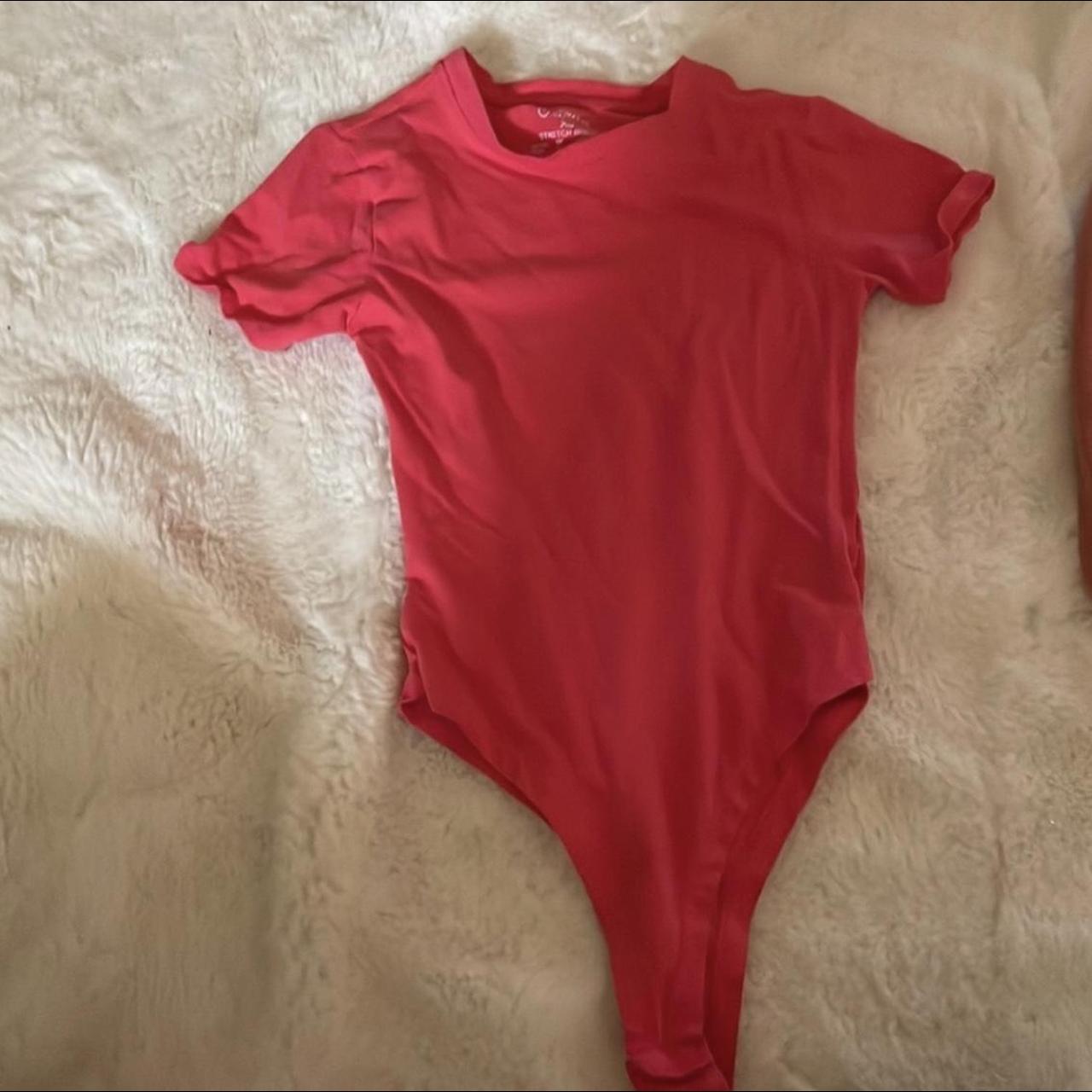 Primark Women's Pink Bodysuit Depop