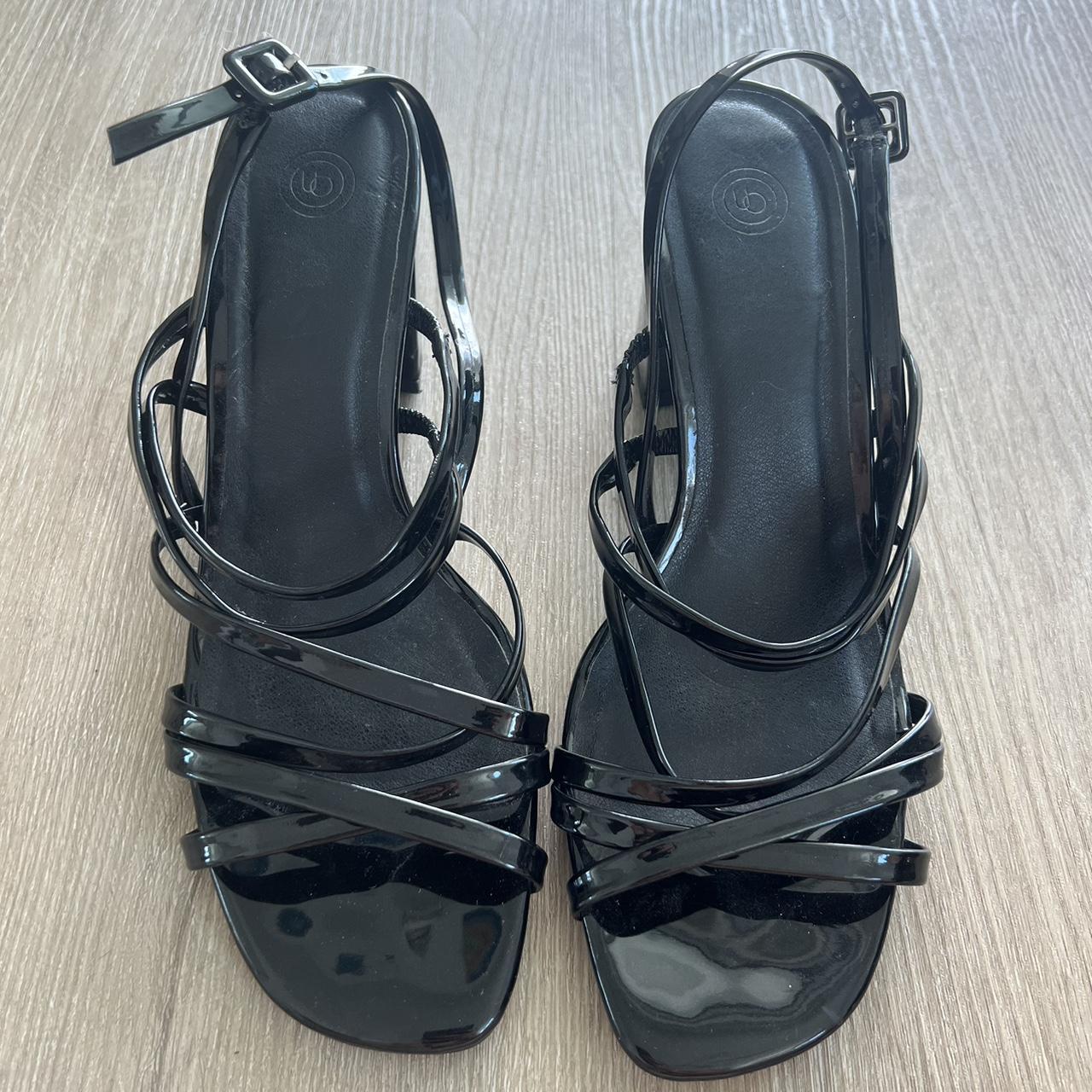 The cutest strappy black sandals from urban... - Depop